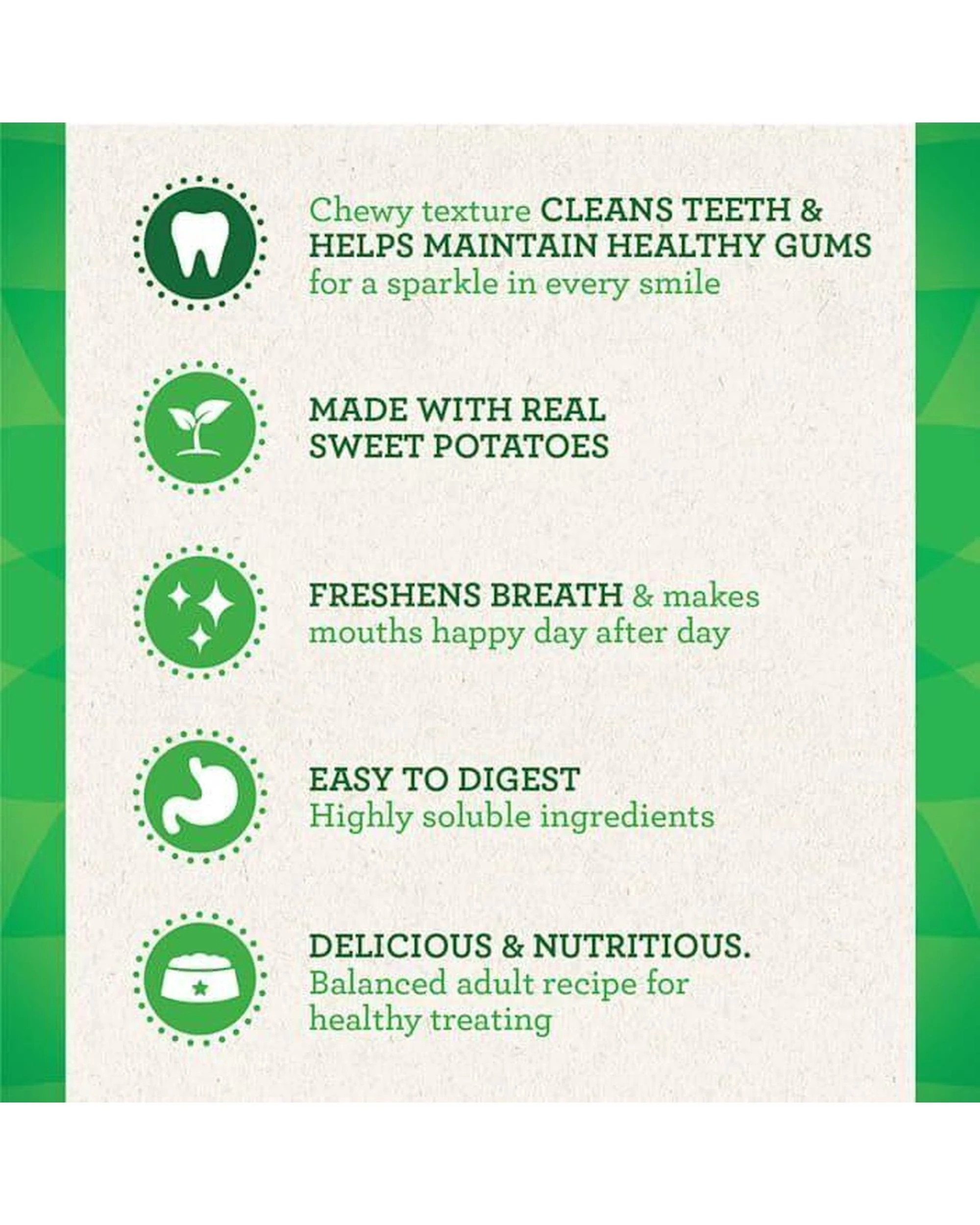 8 Greenies Dental Treats Sweet Potato for Teenie Dogs 2-7kgs 340g, 8 of 9