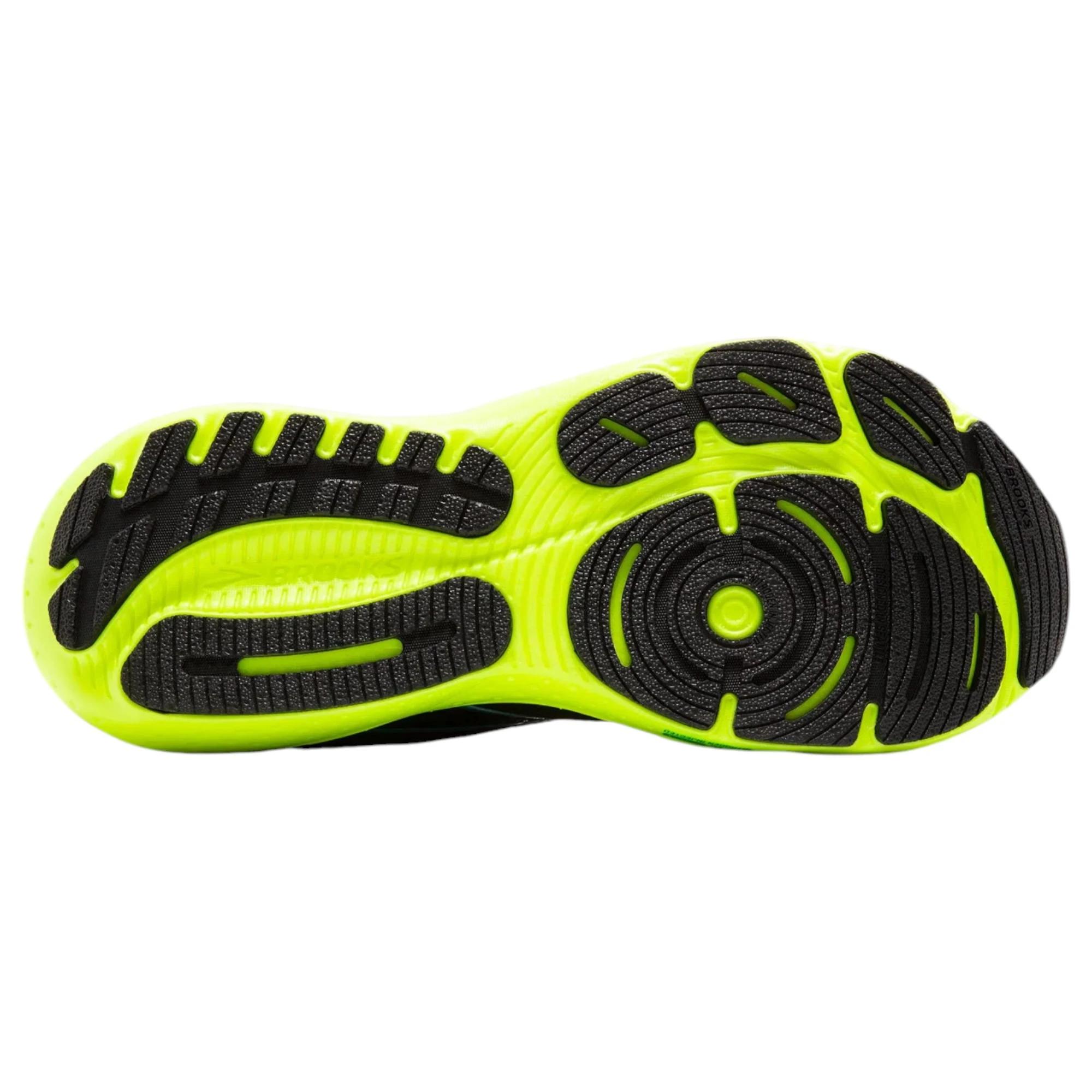 6 Brooks Mens Glycerin 21 Athletic Running Shoes BLACK/BLUE/NIGHTLIFE, 6 of 6