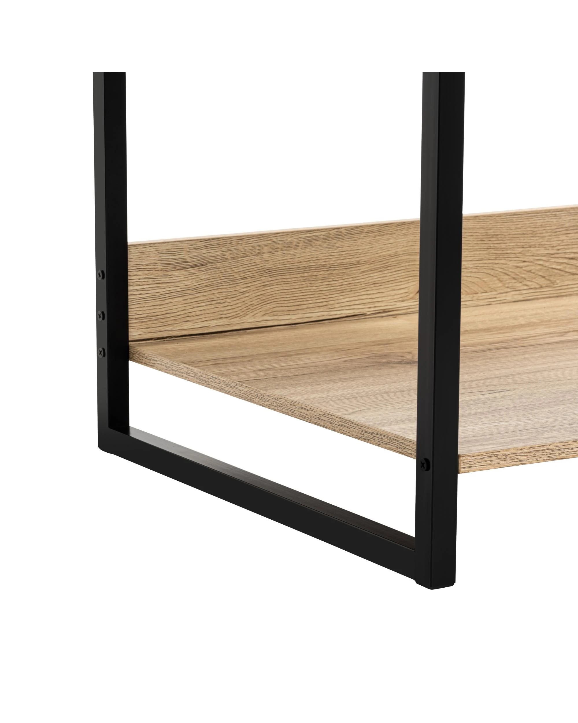7 Kodu Open Wardrobe Clothes Hanger Shelving - Black, 7 of 8
