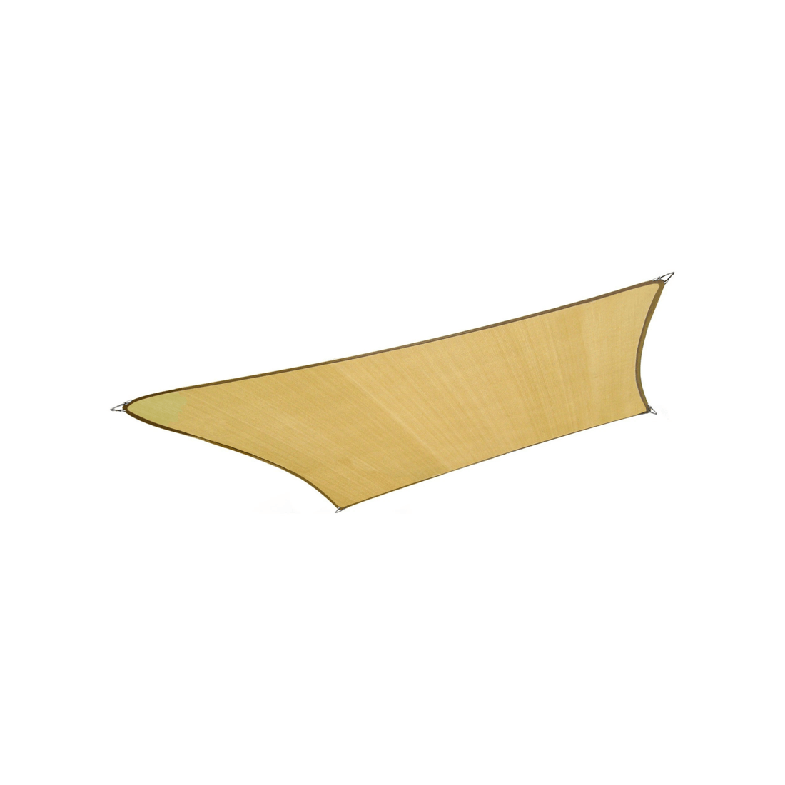1 Wallaroo Rectangular Shade Sail 3 x 2.5m Outdoor UV Cover- Sand, 1 of 8