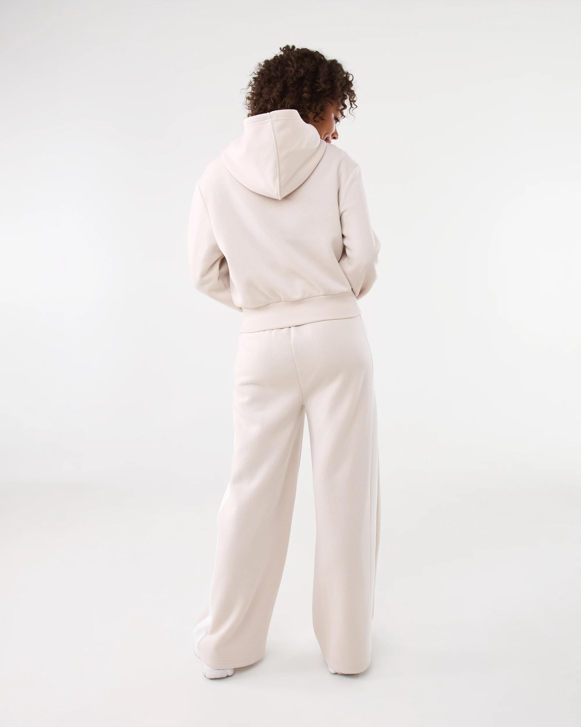 5 Everlast Womens Mid Length Cinched Hoodie Cool Beige, 5 of 7