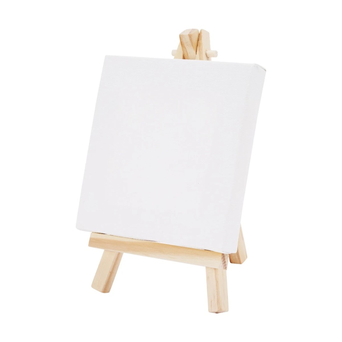 4 3 Pack Mini Easel and Canvas - White, 4 of 10