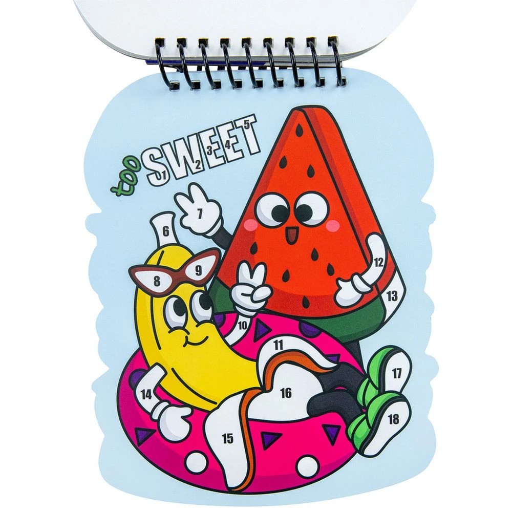 4 Kadink Sticker by Number Book Burger, 4 of 4