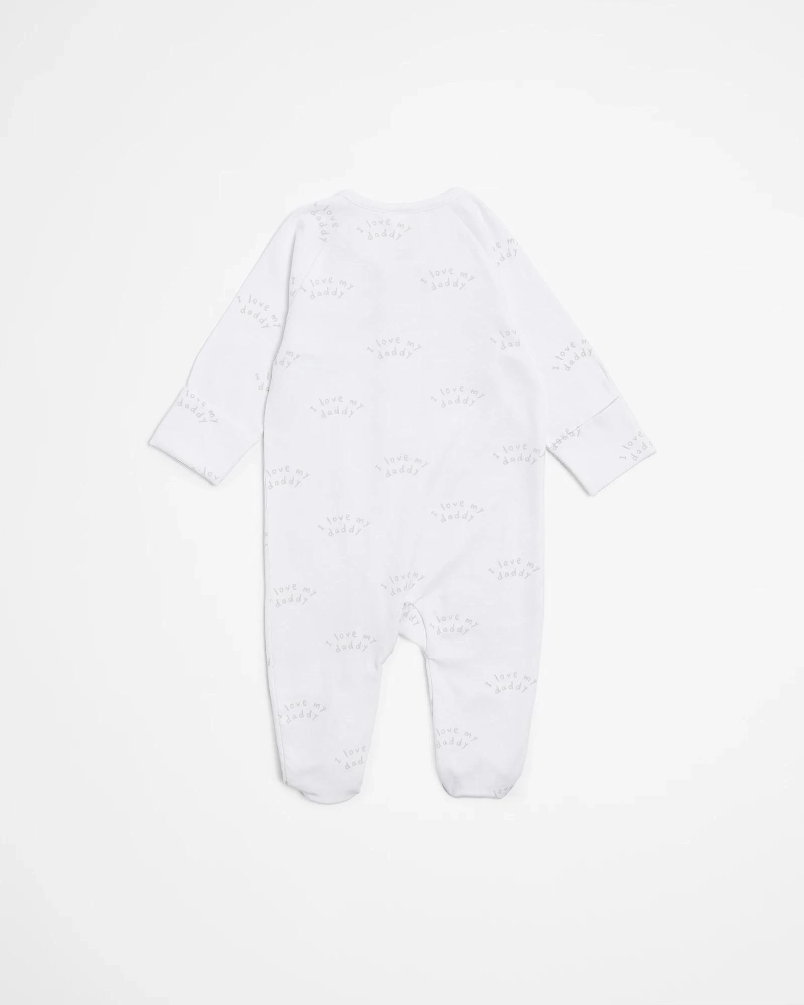 3 Target Baby Organic Cotton Print Zip Coverall I LOVE DADDY, 3 of 3