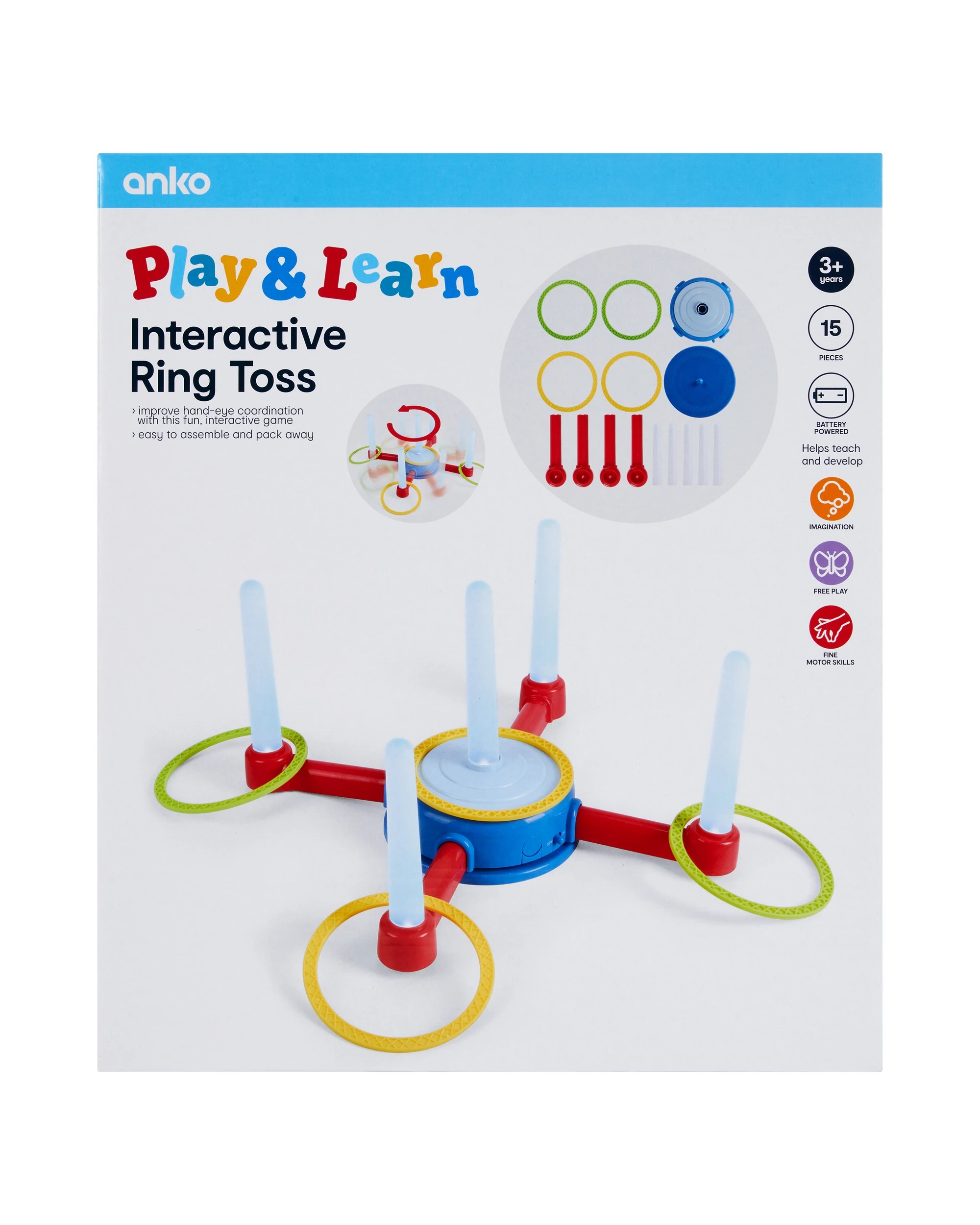 8 15 Piece Interactive Ring Toss, 8 of 8