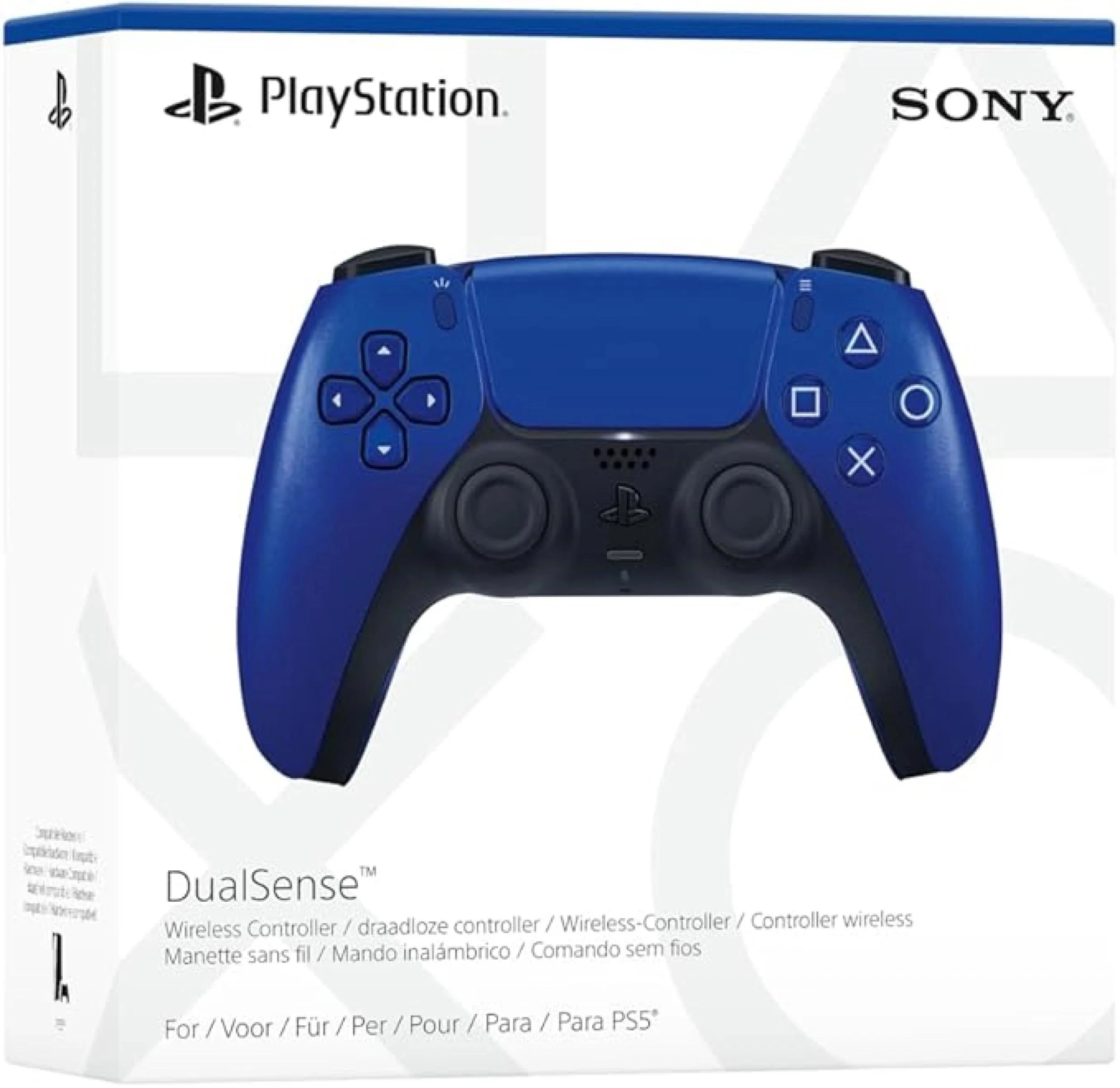 2 PlayStation 5 DualSense Cobalt Blue Wireless Controller - Blue, 2 of 4