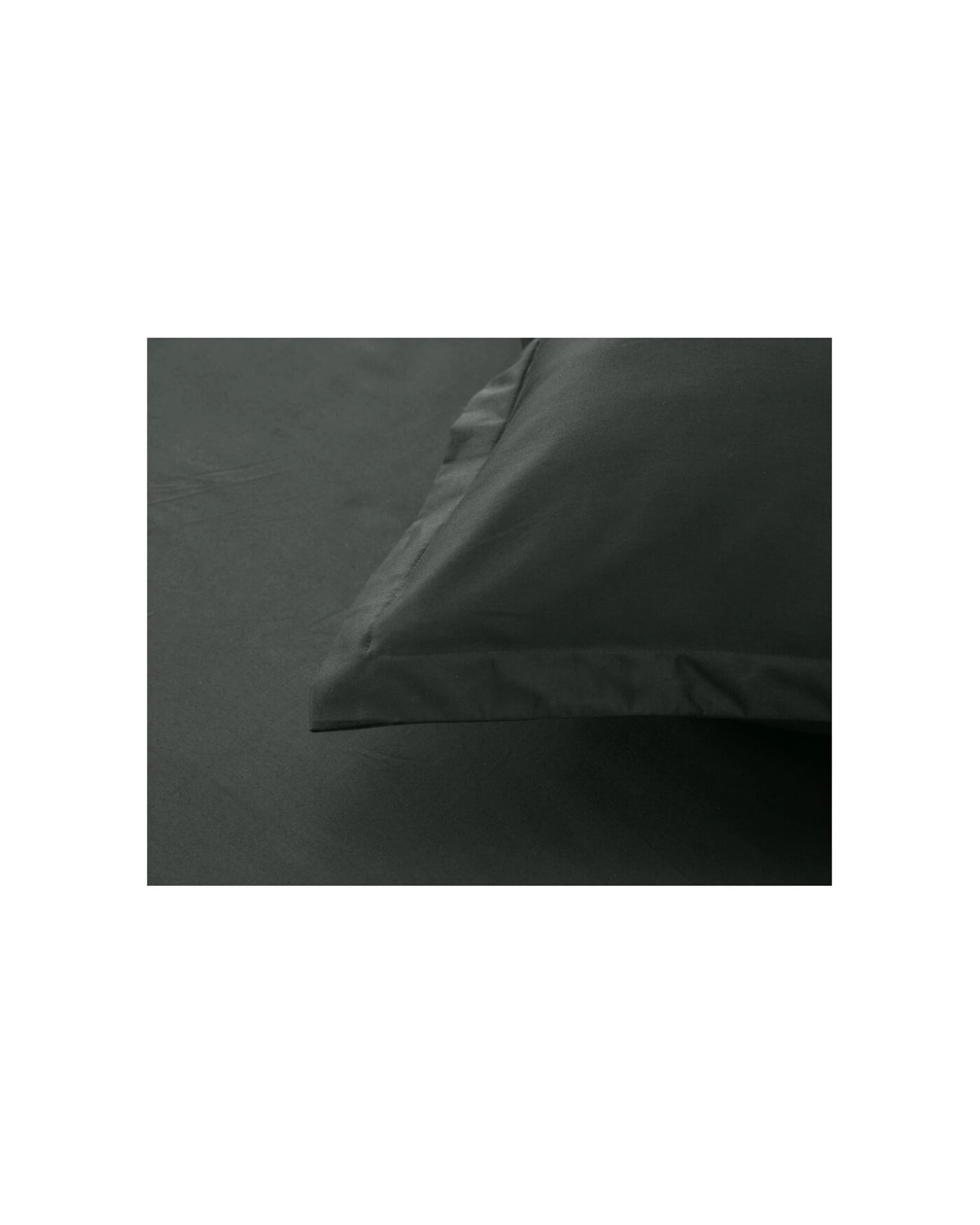 2 Grosvenor House Egyptian Cotton Tailored Pillowcase 500TC - Charcoal, 2 of 3