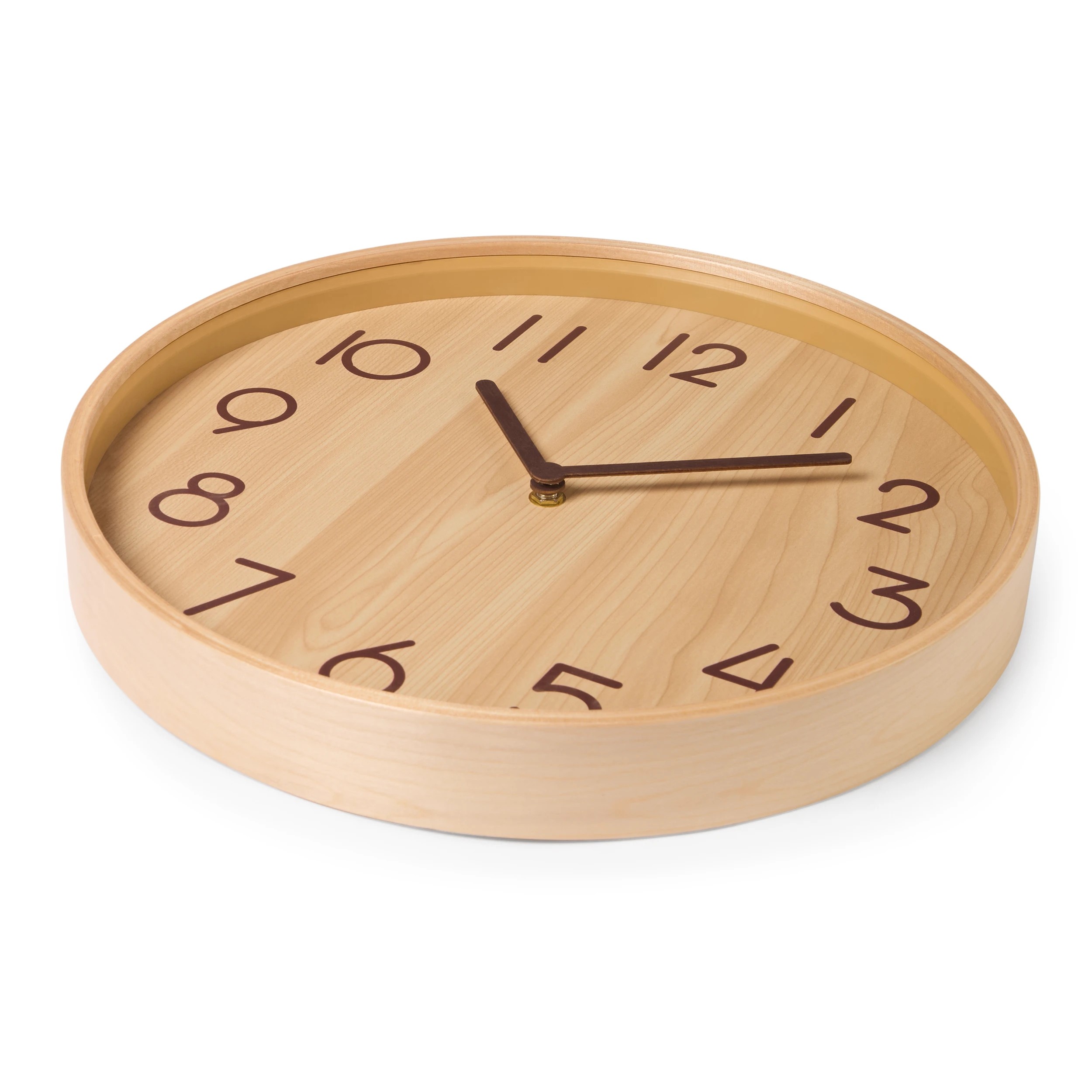 2 Oak Look Clock, 2 of 5