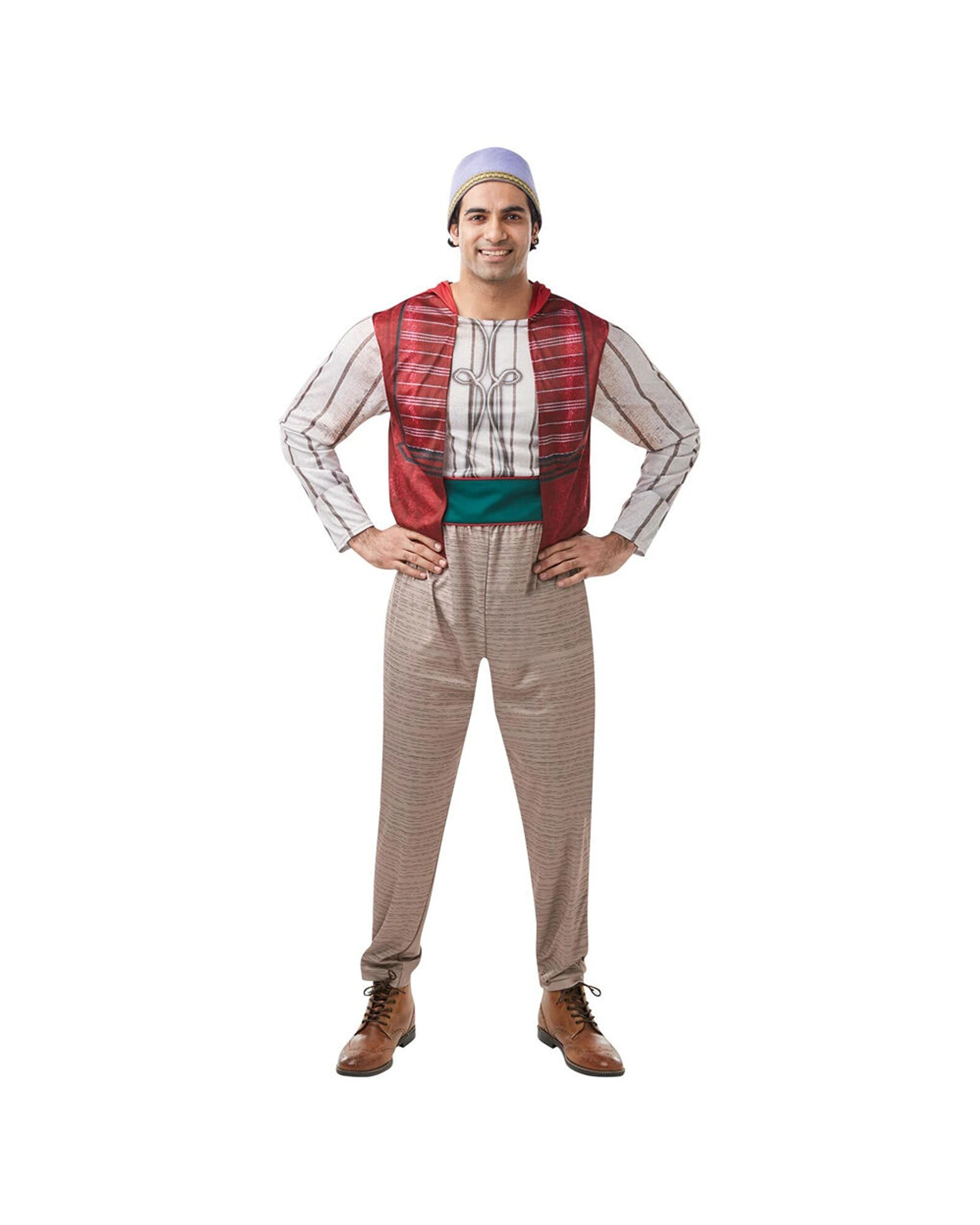 1 Disney Aladdin Live Action Mens Dress Up Costume Size XL - Multi, 1 of 1