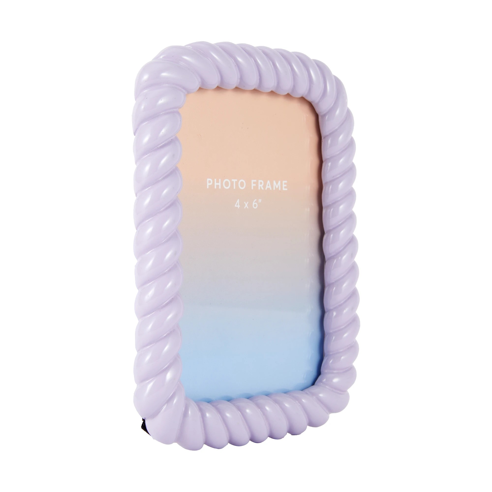 2 Braid Photo Frame - 4in. x 6in. (10cm x 15cm), Lilac, 2 of 4