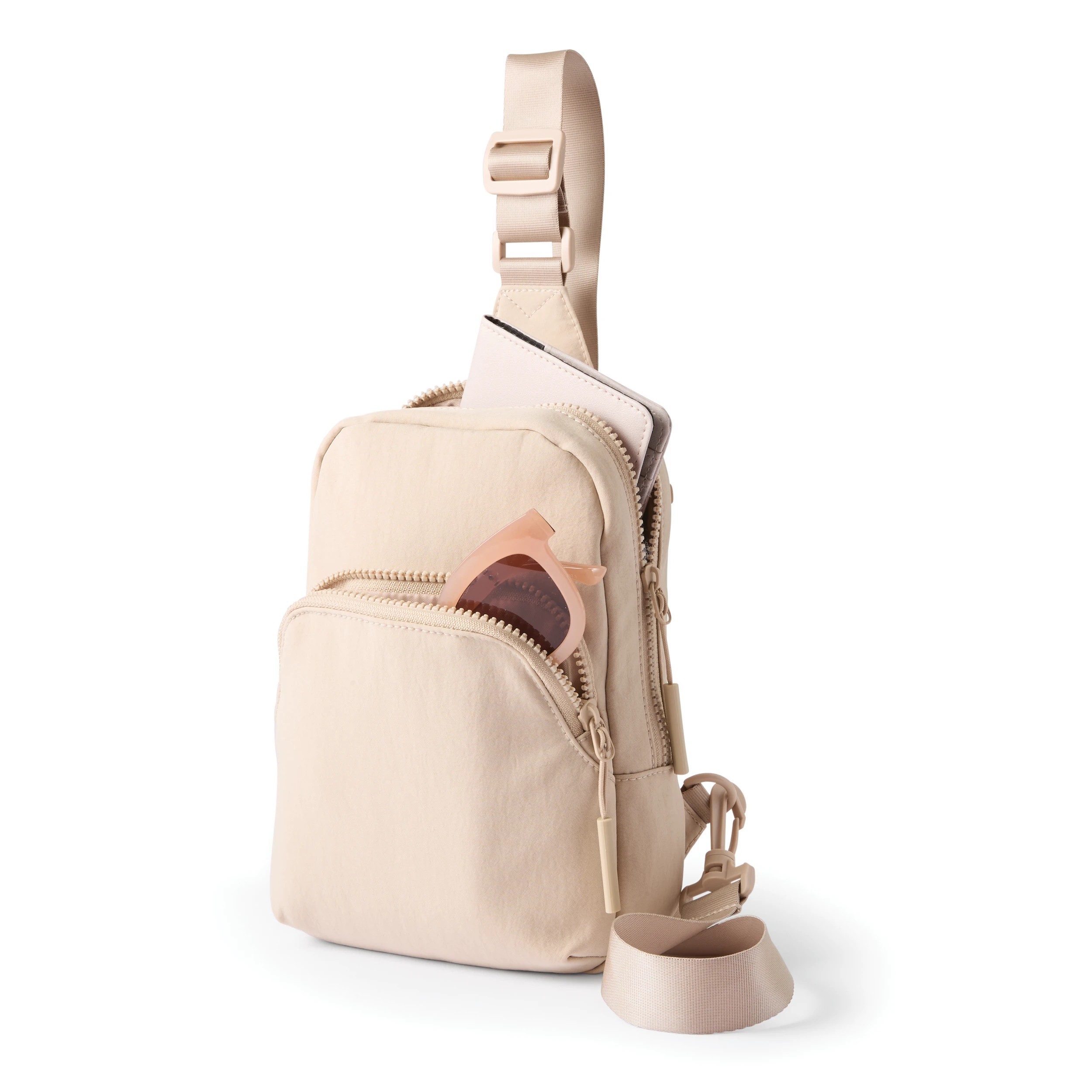 3 Travel Sling Bag - Beige, 3 of 10