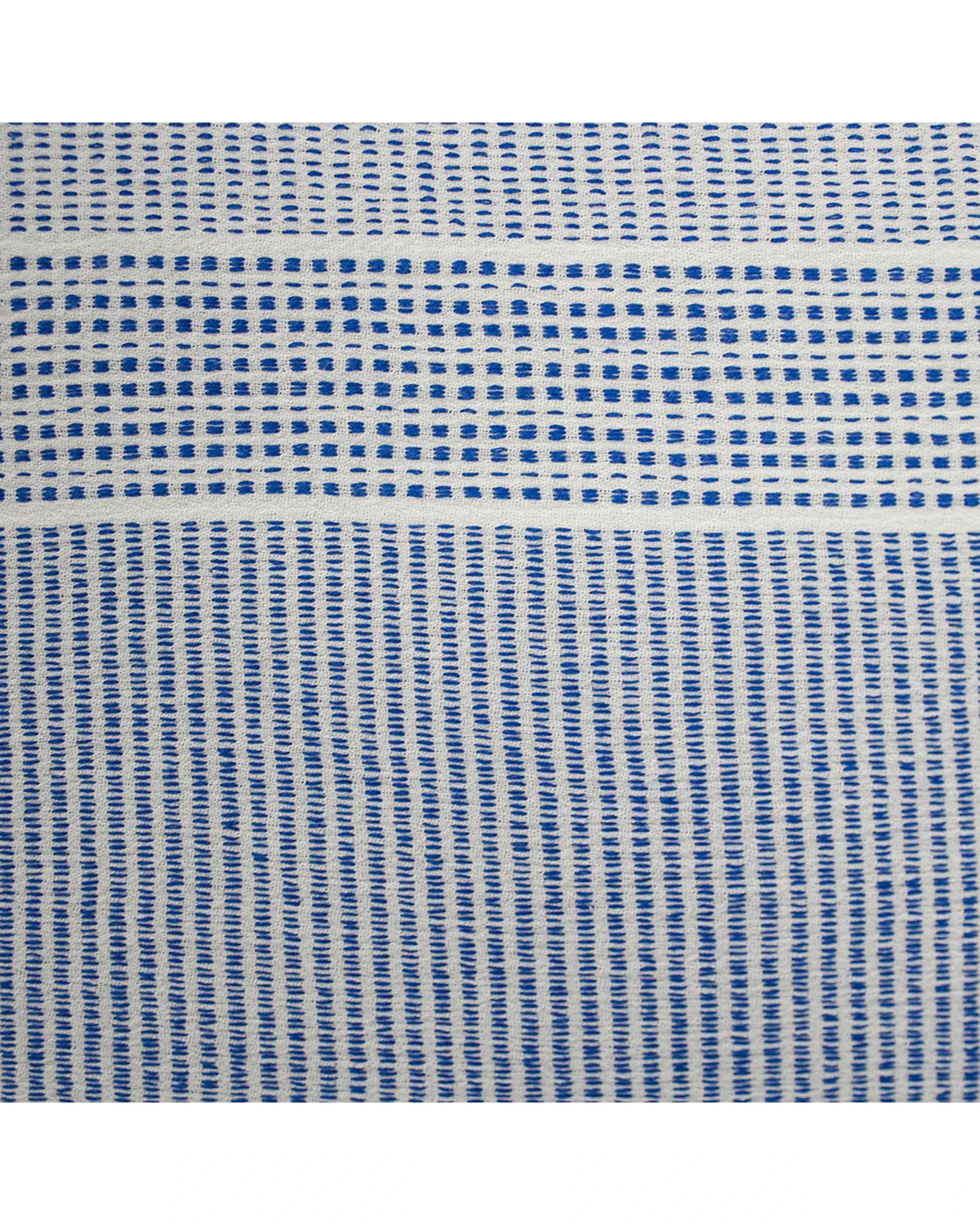 3 Bambury Juna Quilt Cover Sheet Set w/ Pillowcases 2PK - Blue, 3 of 3