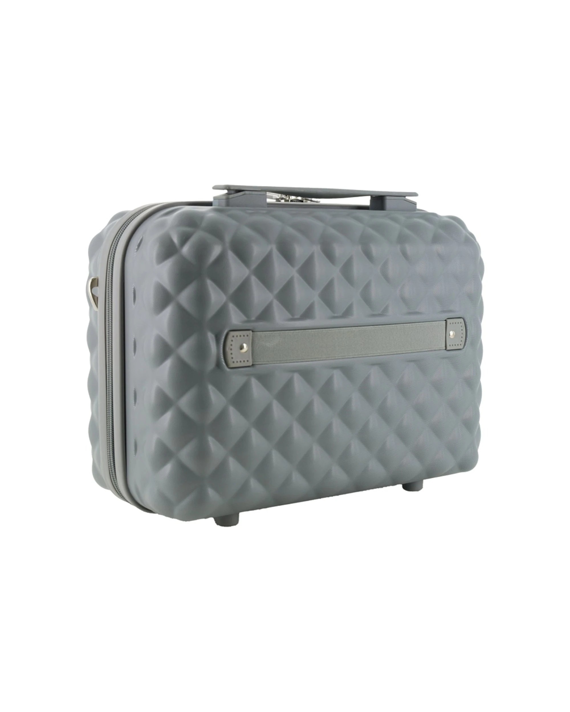 3 Pierre Cardin 4 Wheel Small Hard-Shell Beauty Travel Case 35cm - Grey, 3 of 3