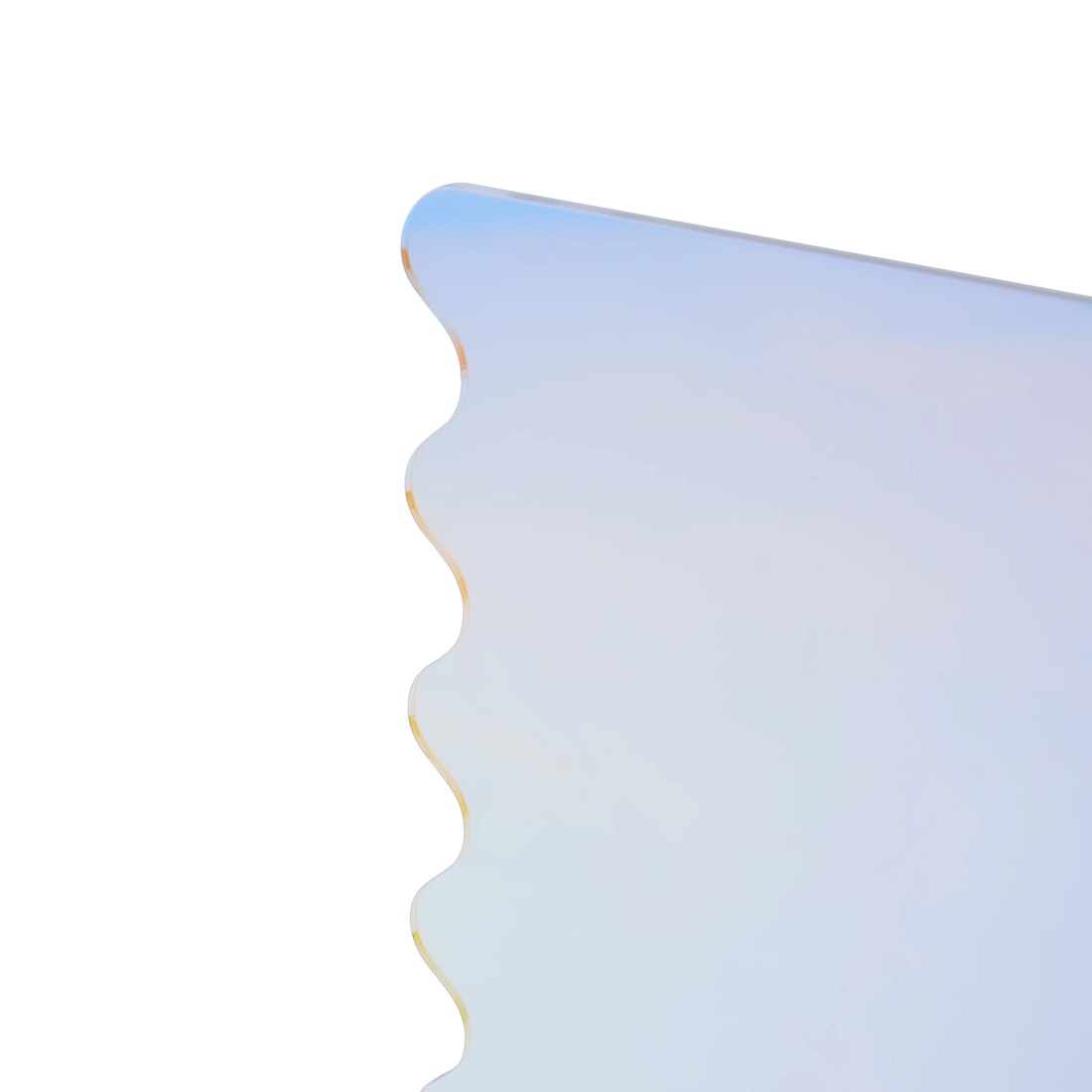 8 4 Piece Iridescent Wavy Acrylic Tabletop Sign, 8 of 9