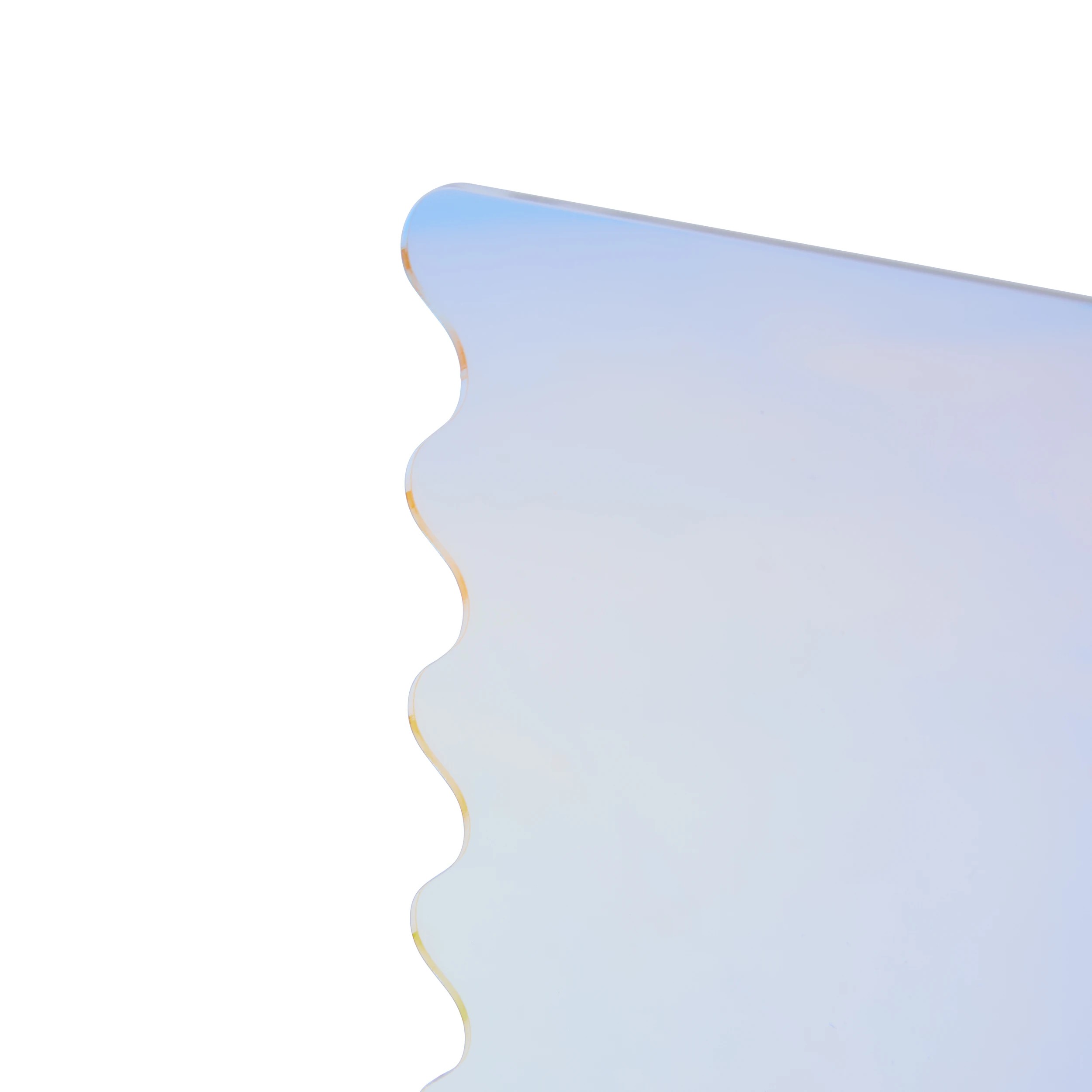 8 4 Piece Iridescent Wavy Acrylic Tabletop Sign, 8 of 9