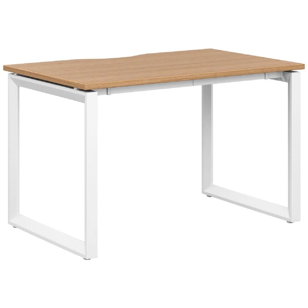 1 Stilford S2 Pro Version 1 Desk 1200 x 750mm Oak/White, 1 of 3