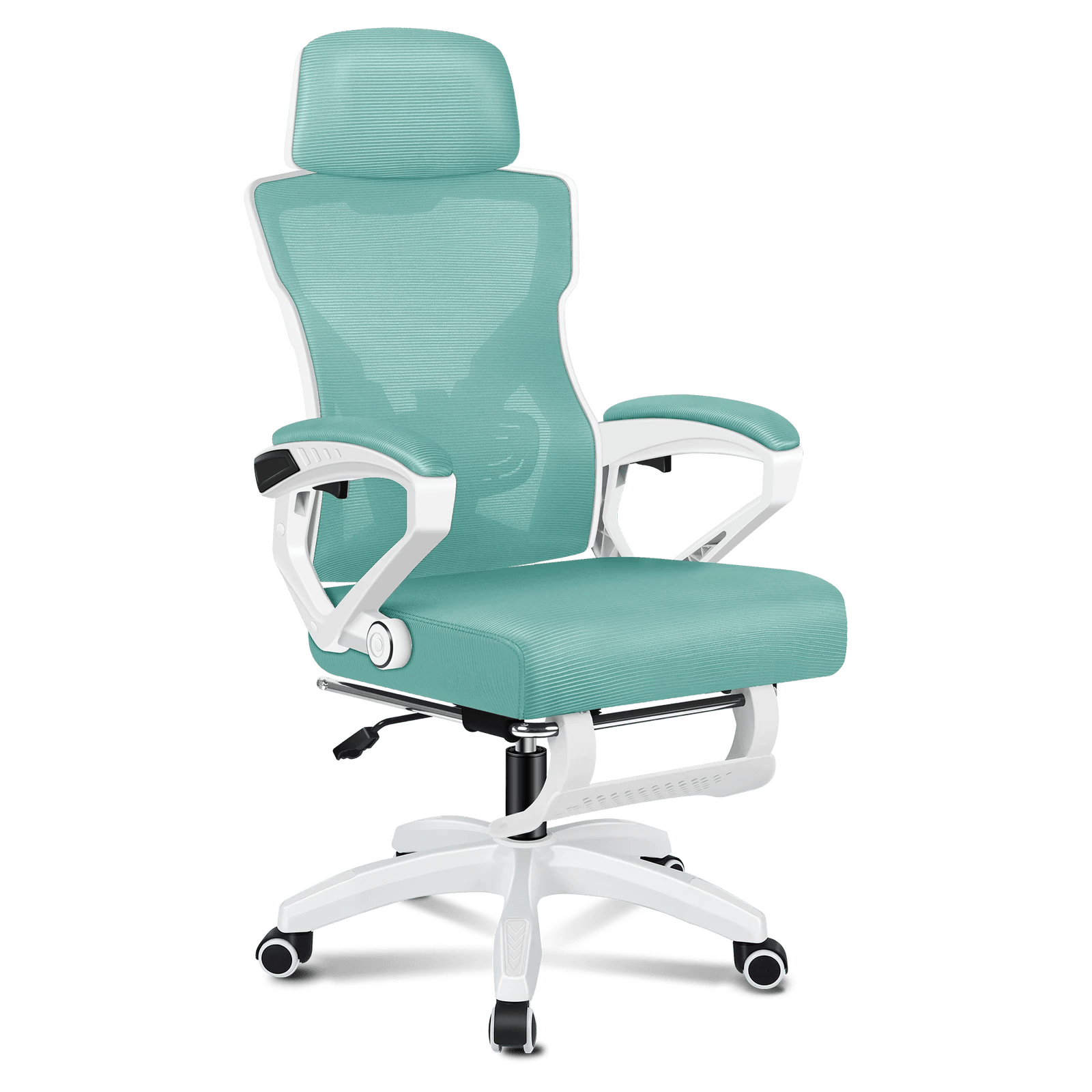 1 Alfordson Office Desk Chair Mesh Executive Computer Fabric Seat Recliner Work, 1 of 6