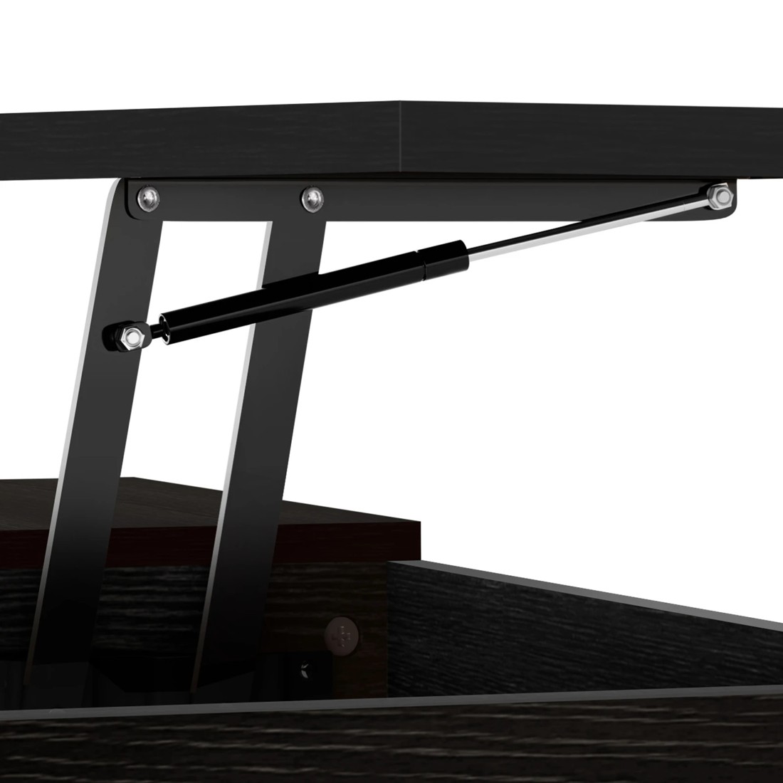 5 Alfordson Coffee Table Lift Up Top Modern Laptop Desk Hidden Storage - Black, 5 of 10