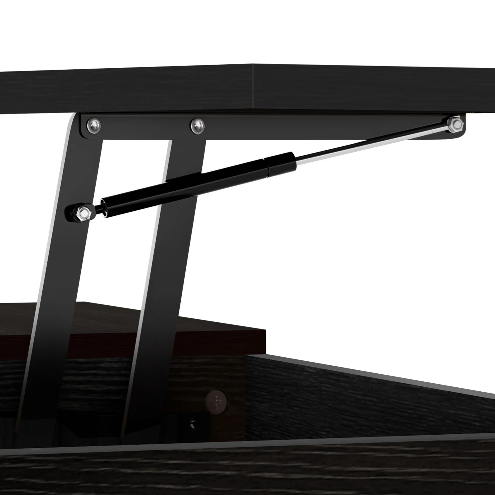 5 Alfordson Coffee Table Lift Up Top Modern Laptop Desk Hidden Storage - Black, 5 of 10