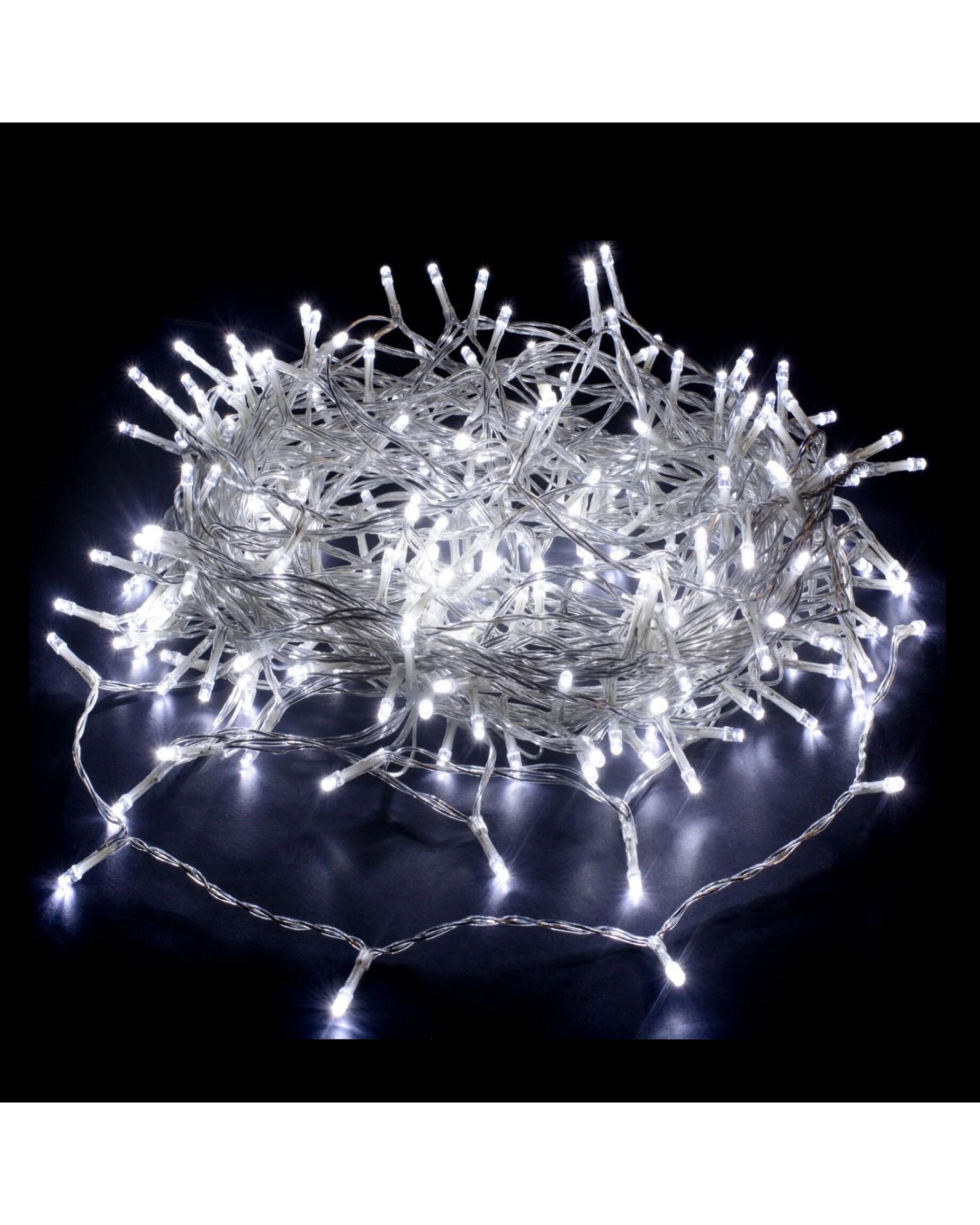 1 Lexi Lighting 240 Cool White LED Fairy Lights, 1 of 2