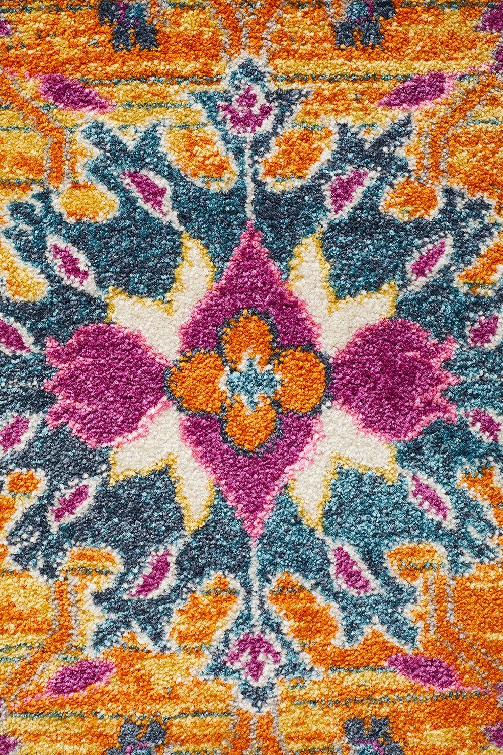 6 Common Ground Rugs Atlas 210 200x200cm - Medium Round Power Loomed Pet Friendly Rug - Brown, 6 of 7