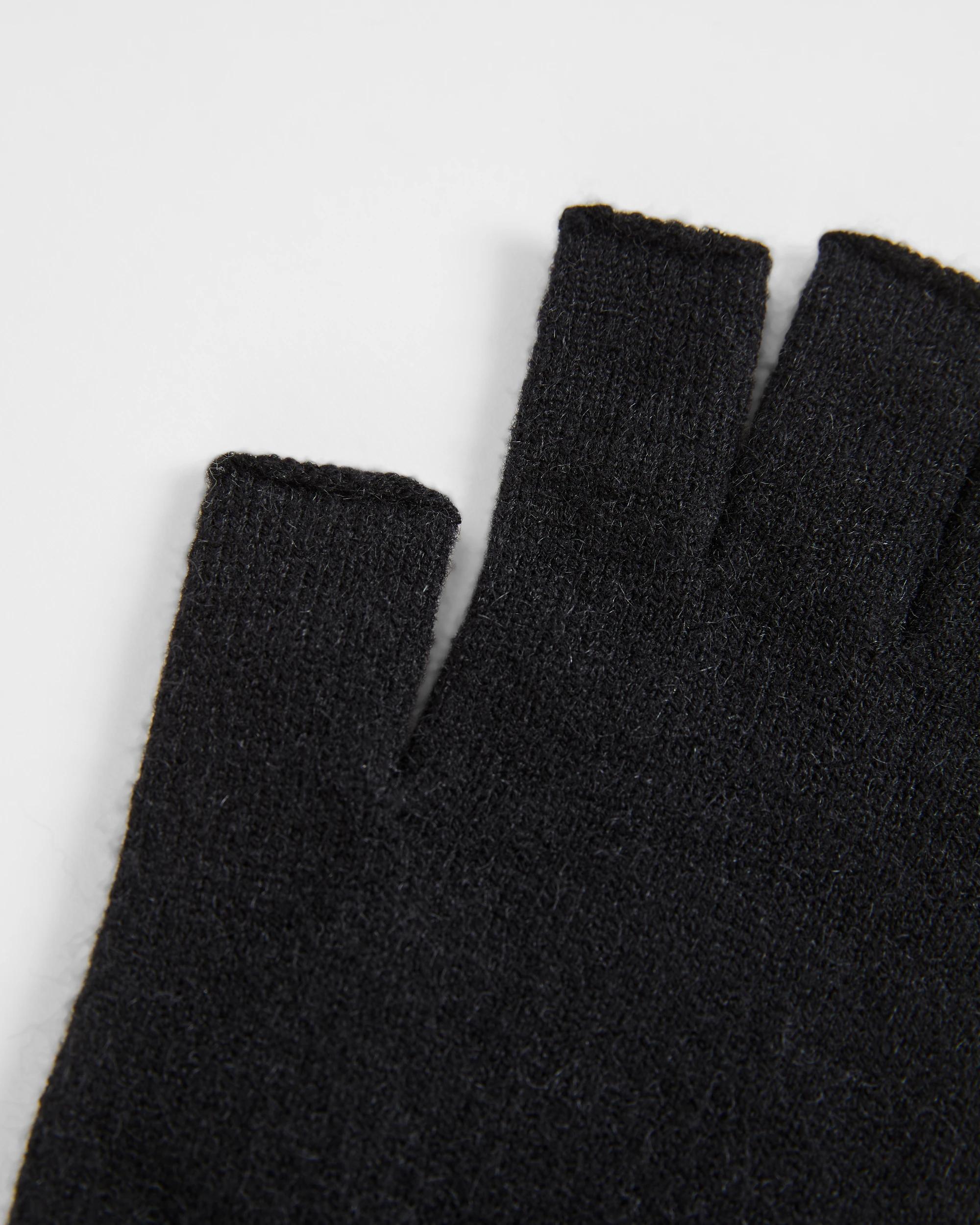 1 Target Man Essential Fingerless Gloves BLACK, 1 of 1