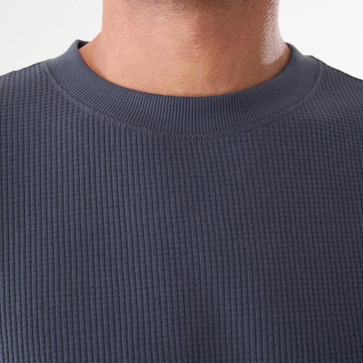 5 Oversized Waffle T-shirt FADED OMBRE, 5 of 5