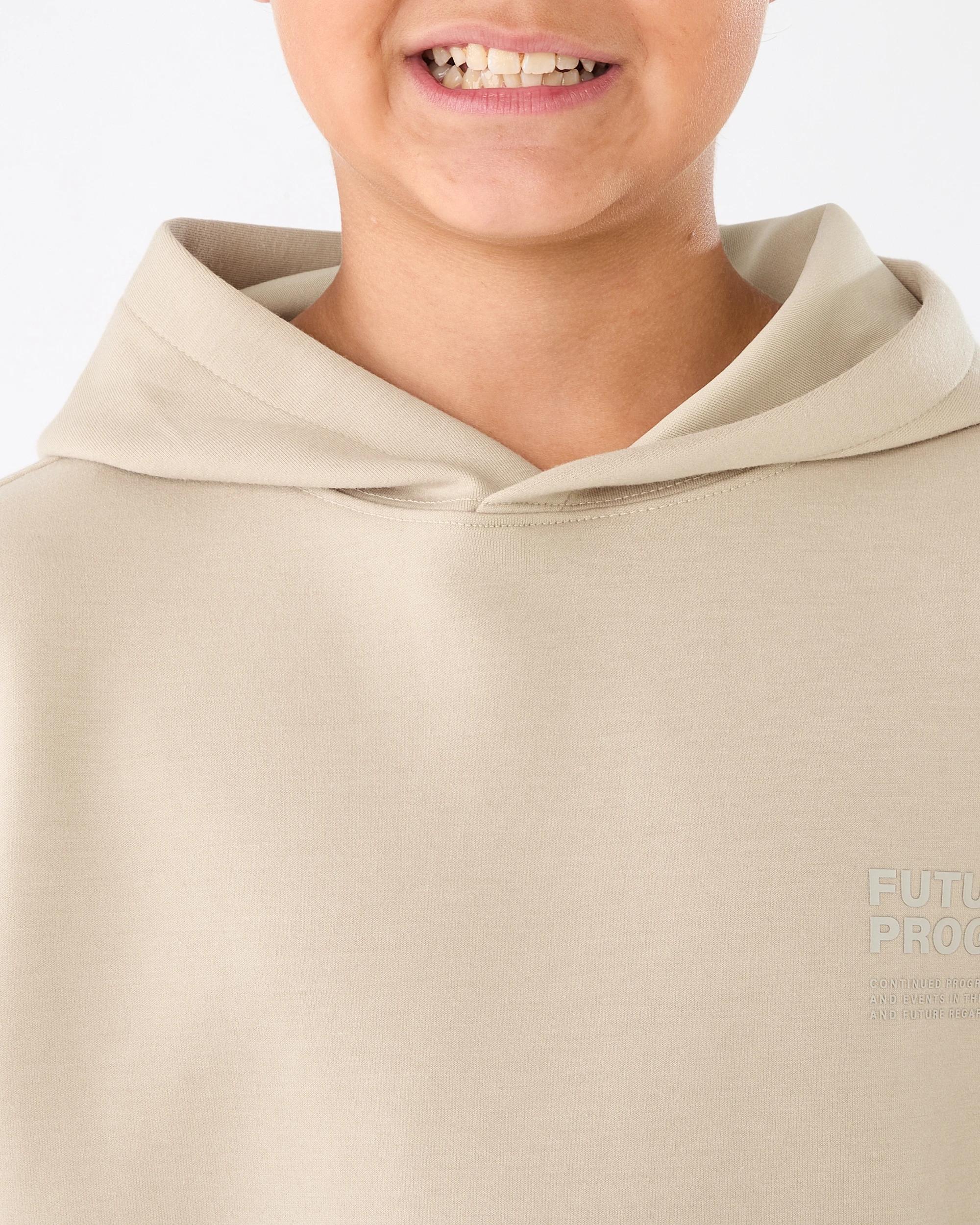 5 Active Kids Sleeveless Hoodie Brn Slogan, 5 of 7