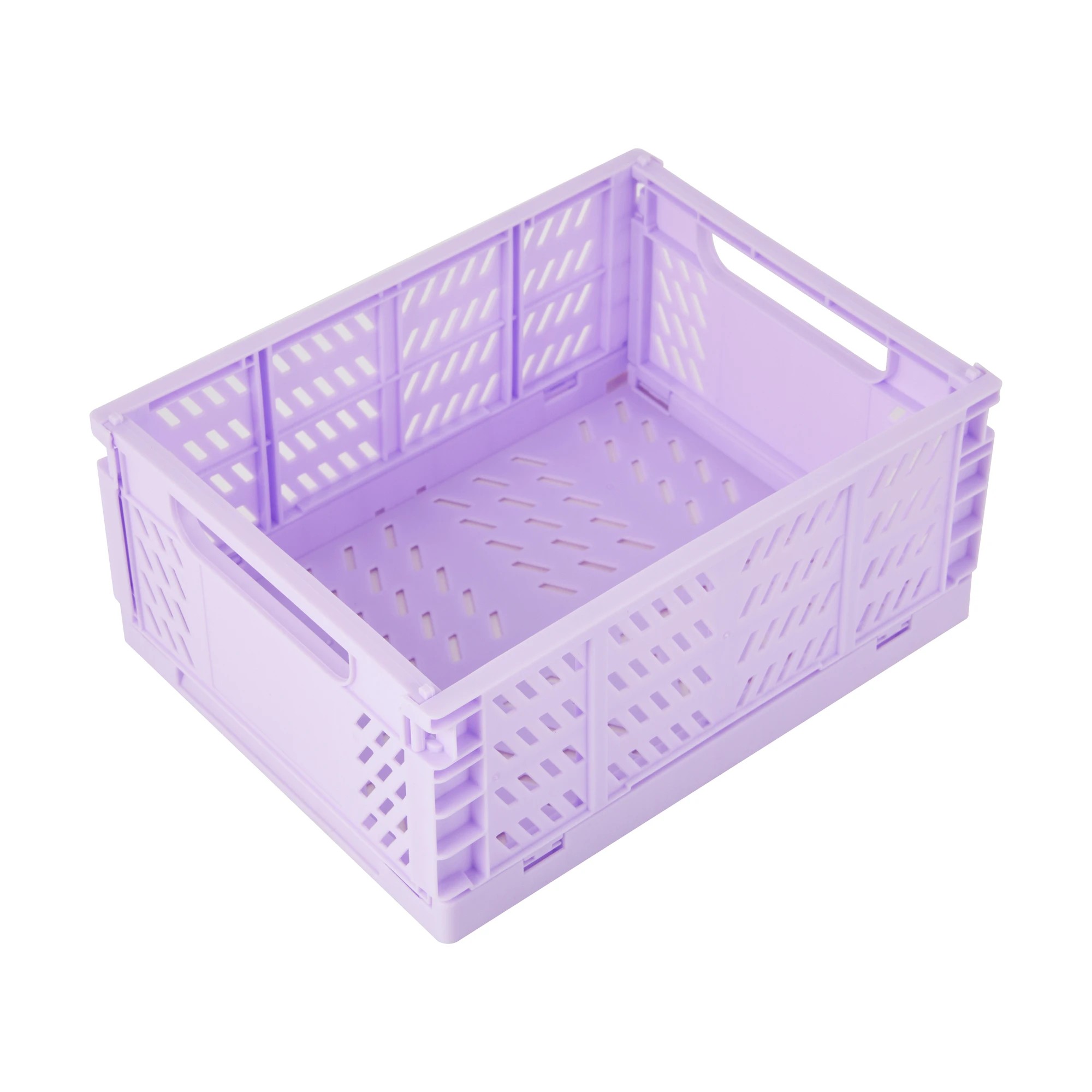 4 2 Pack Large Collapsible Containers - Purple and Navy, 4 of 6