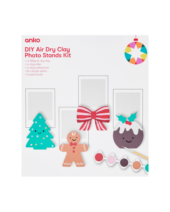 DIY Air Dry Clay Photo Stands Kit