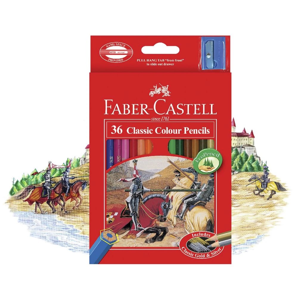 2 Faber-Castell Classic Coloured Pencils 36 Pack, 2 of 3