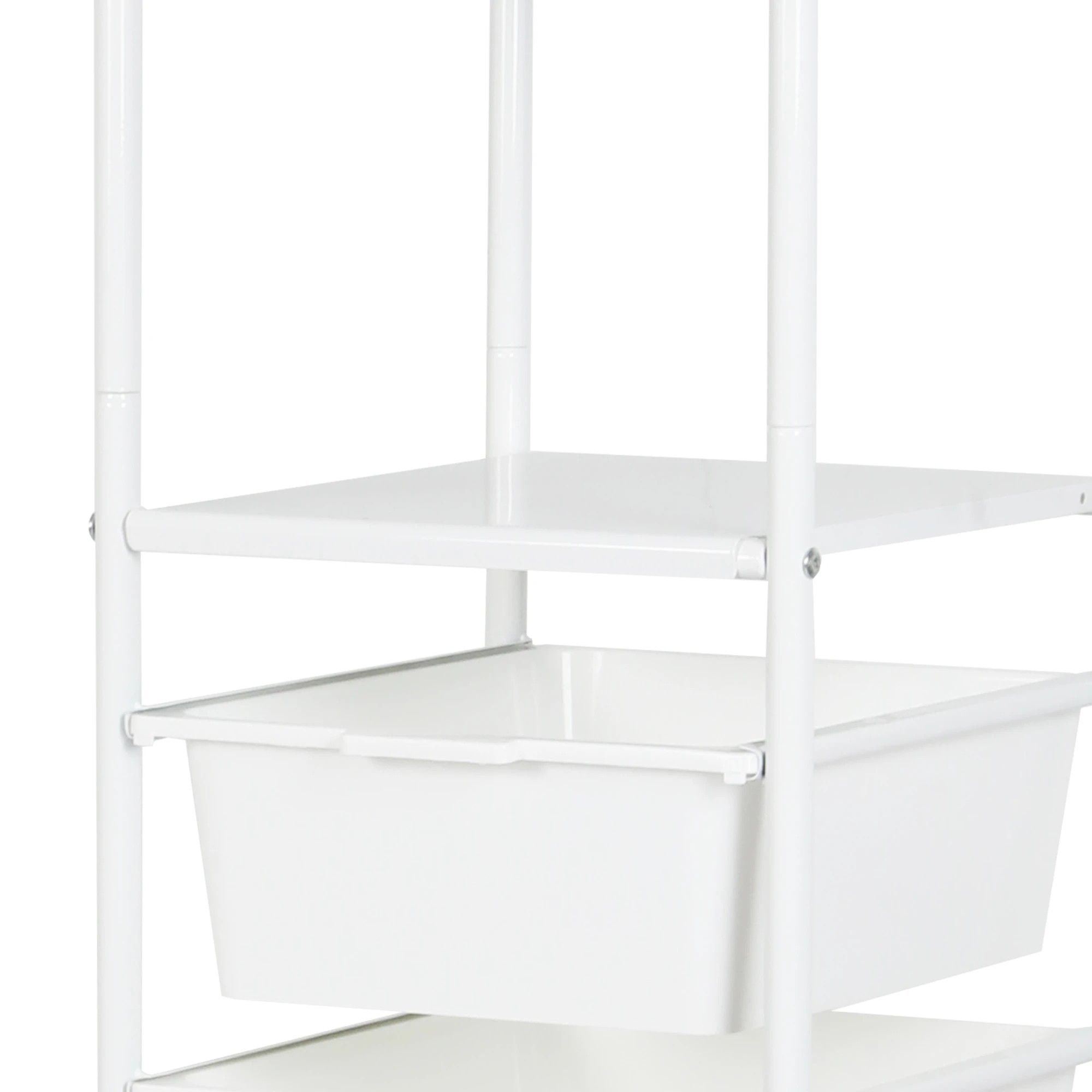 6 Levede Heavy Duty Metal Clothes Rail Rack Garment Stand Steel Open Wardrobe 94cm, 6 of 9