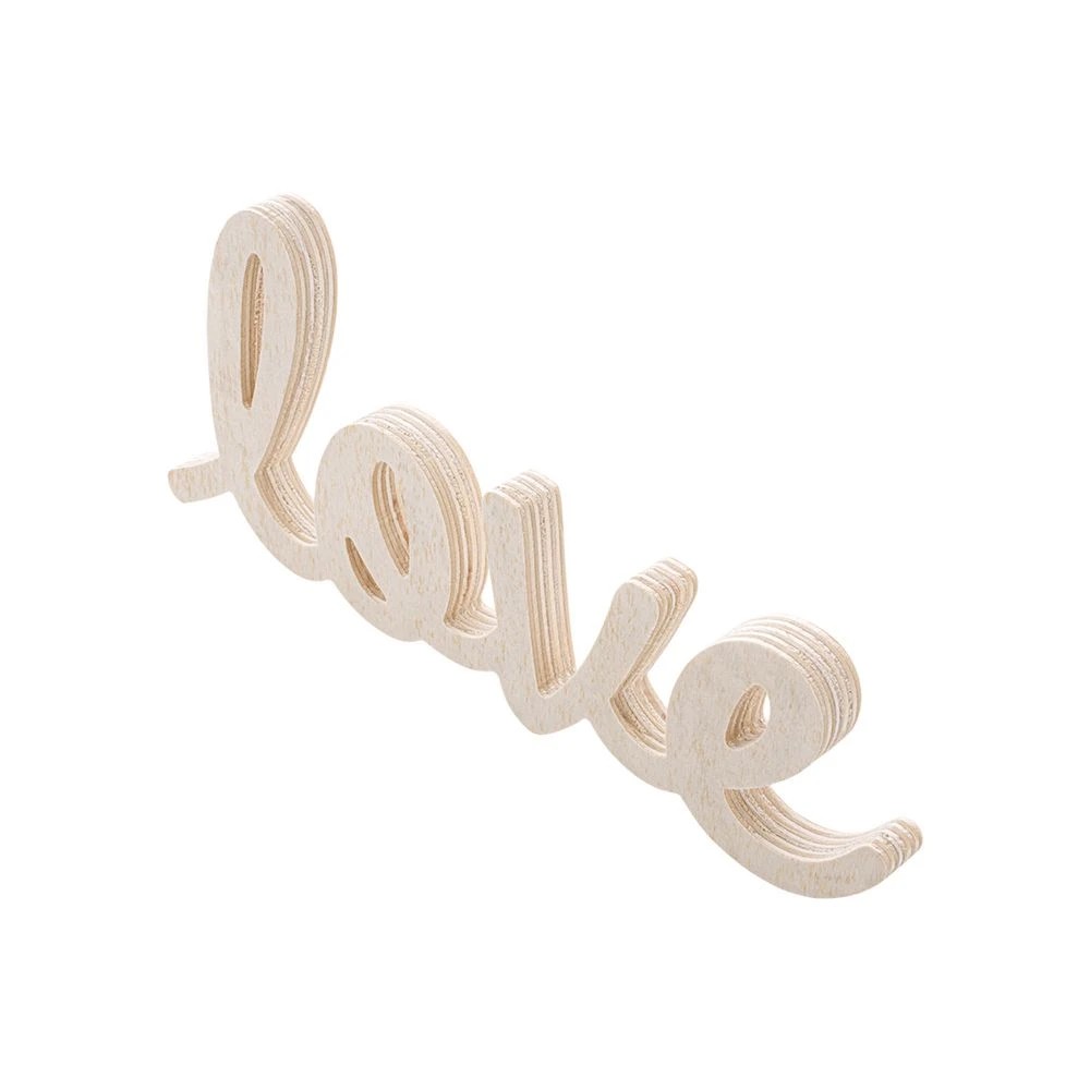 3 Born Plywood Sign Love, 3 of 4