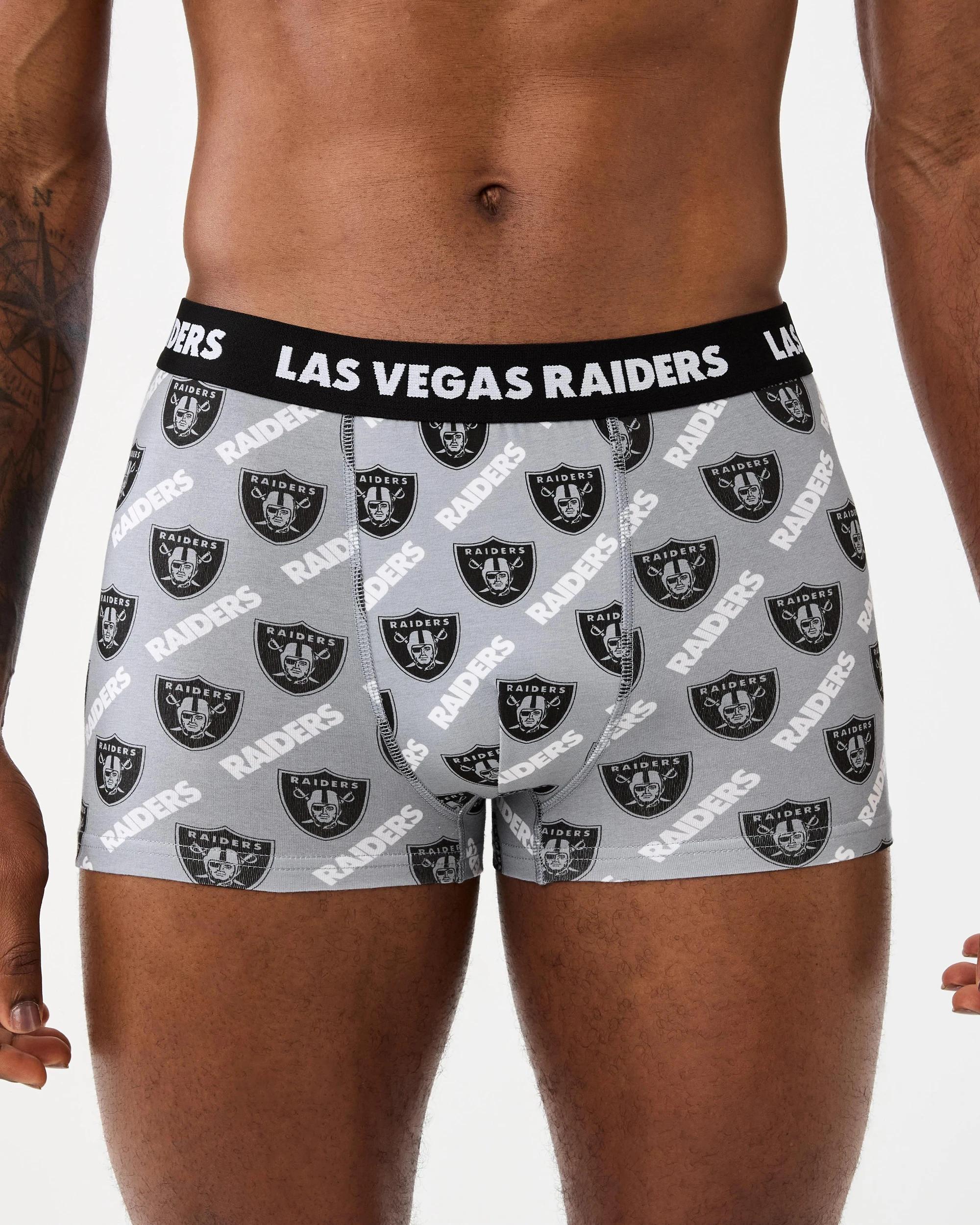 3 2 Pack NFL Adult Trunks Raiders, 3 of 9
