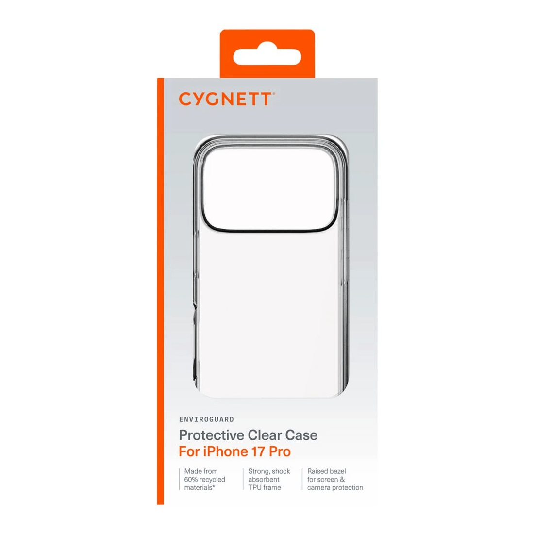 1 Cygnett EnviroGuard Case iPhone 17 Pro Clear, 1 of 2
