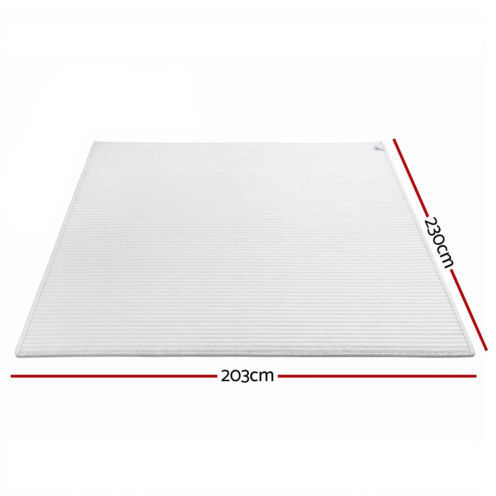3 Giselle Bedding 203x230cm Throw Blanket Fleece Soft Lightweight Cozy Sofa Couch Bed - White, 3 of 8