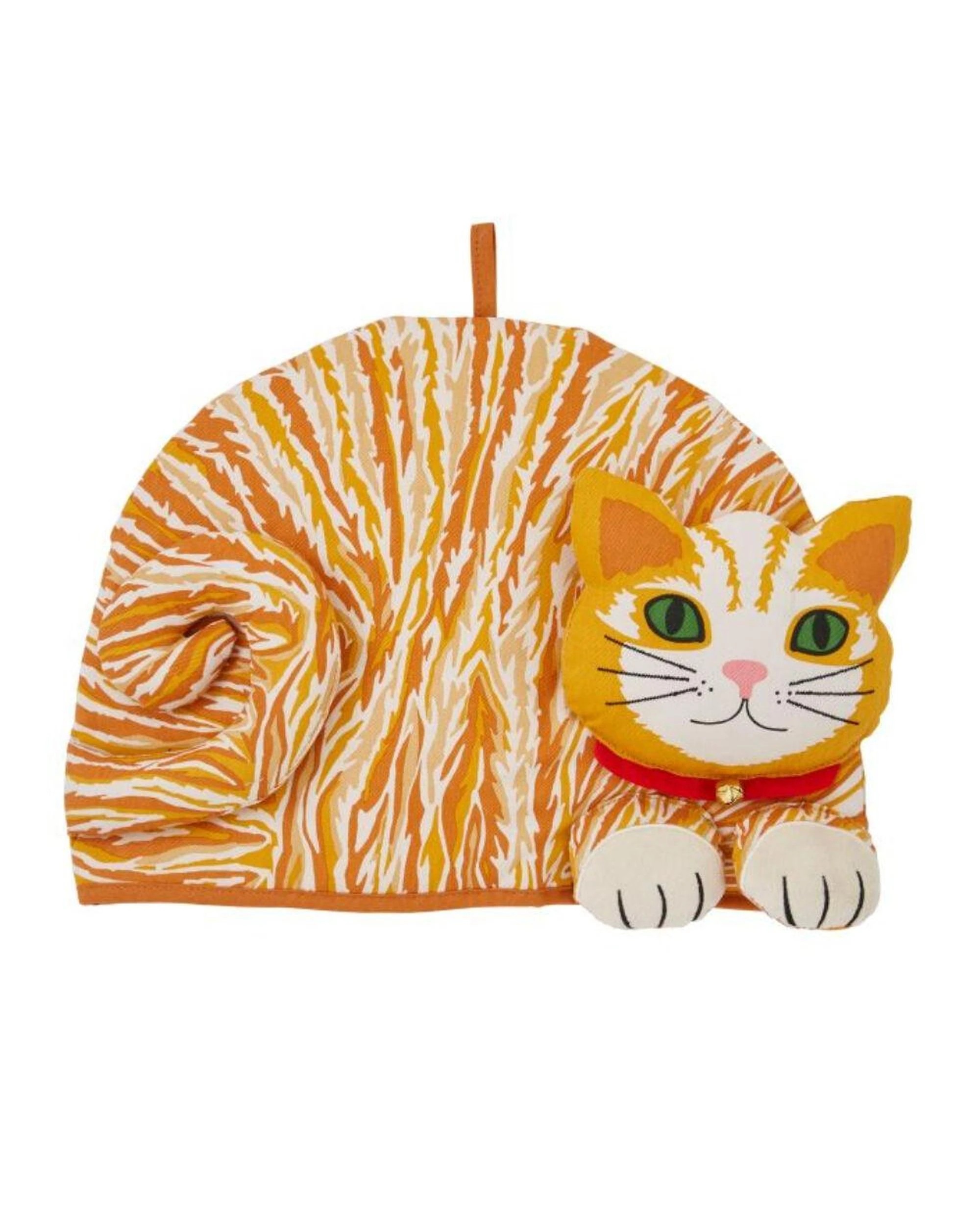 1 Ulster Weavers Ginger Cat Shaped Tea Cosy Orange  27 x 35 x 3cm, 1 of 2