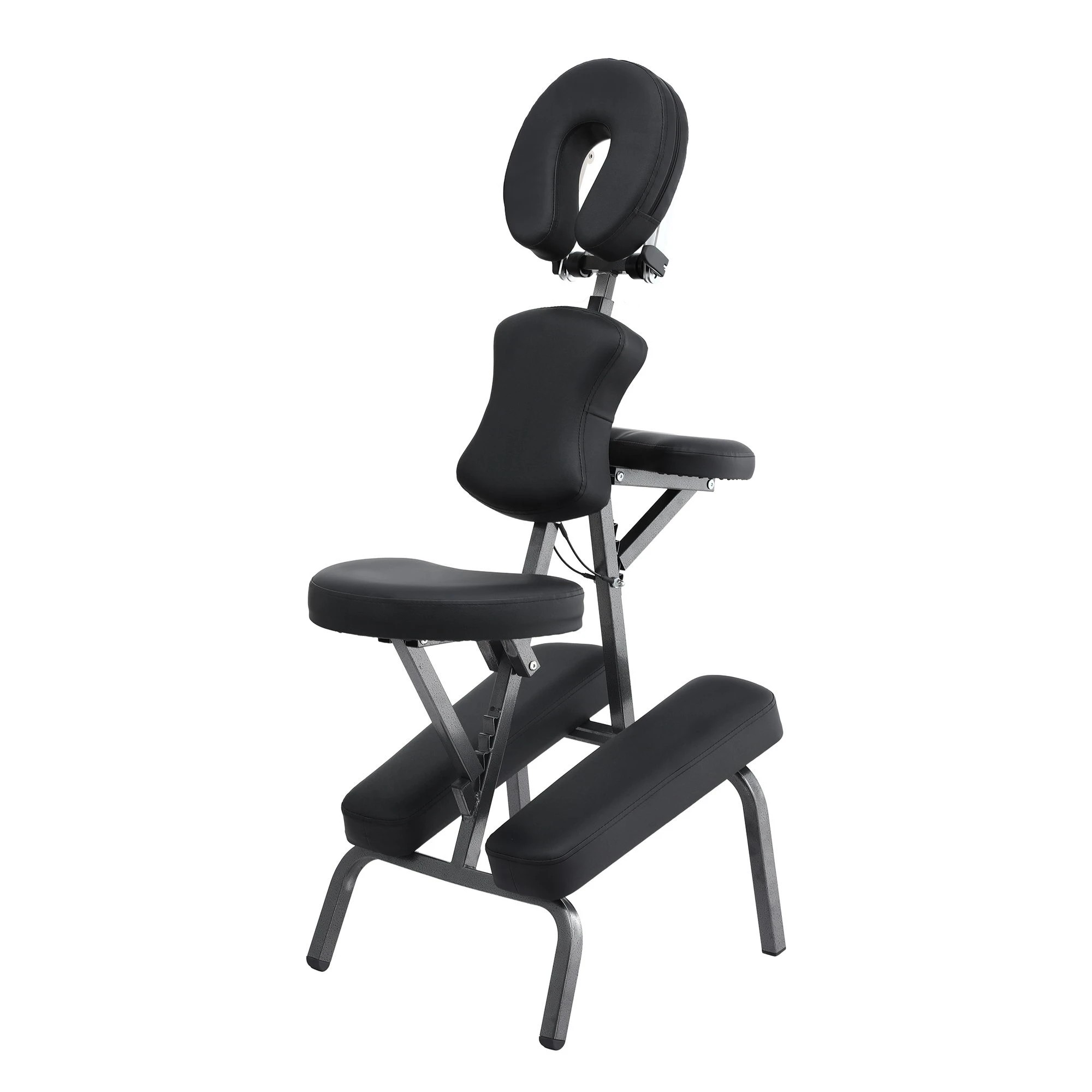 1 Zenses Portable Massage Chair Lightweight Folding Tattoo Lash Beauty Bed - Black, 1 of 4