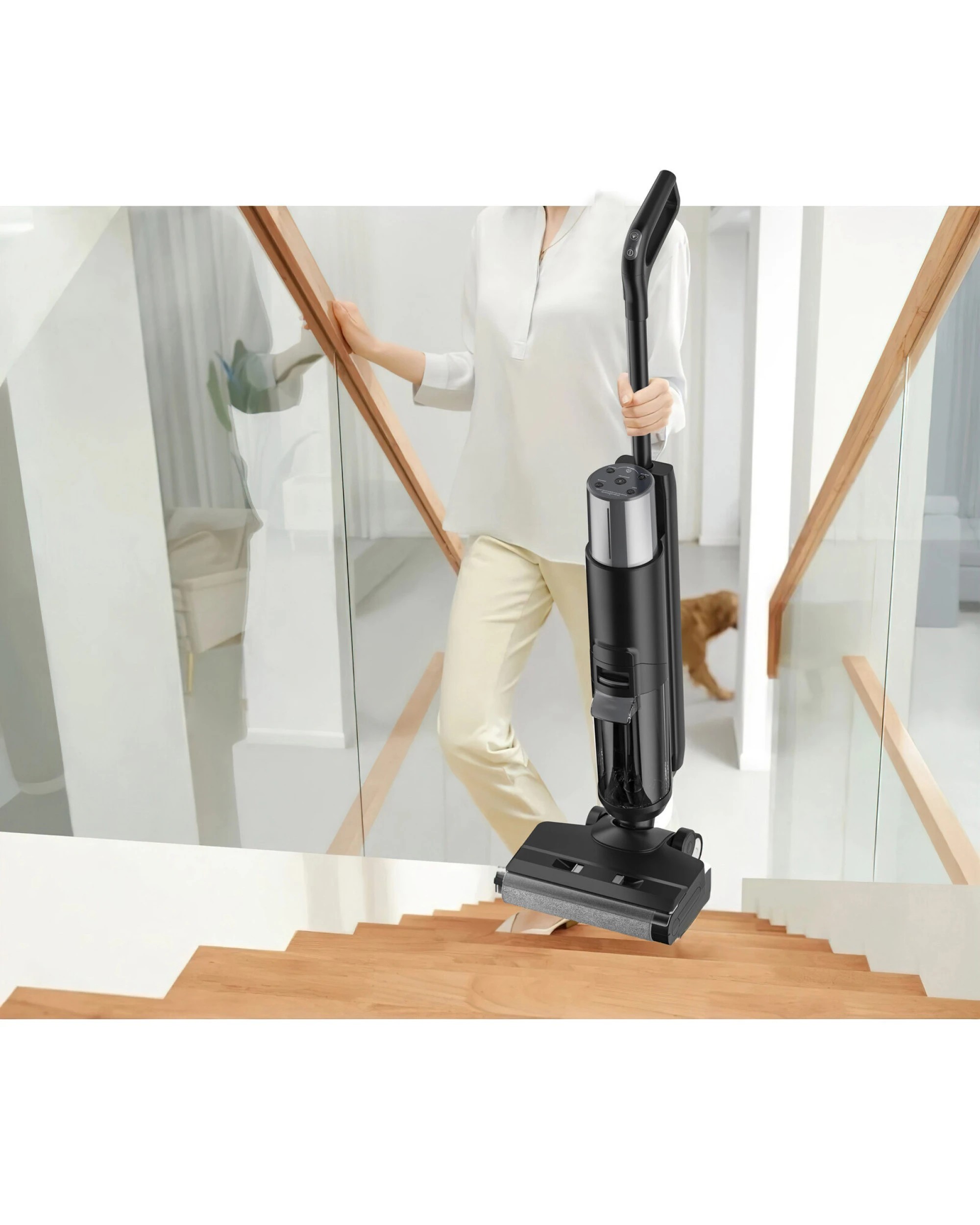 6 magivaac Auto Wet & Dry Cordless Vacuum with Self-Propelling Roller Brush & XL-Capacity Dual Tank System, 6 of 9