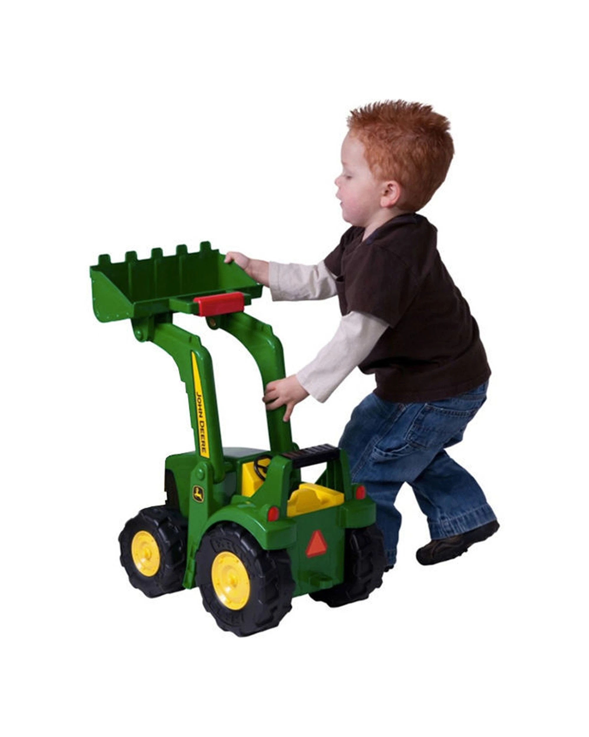 1 JOHN DEERE Big Scoop Tractor Loader Sandbox Tough Durable Outdoor Kids Toy Suitable For - Multi, 1 of 3