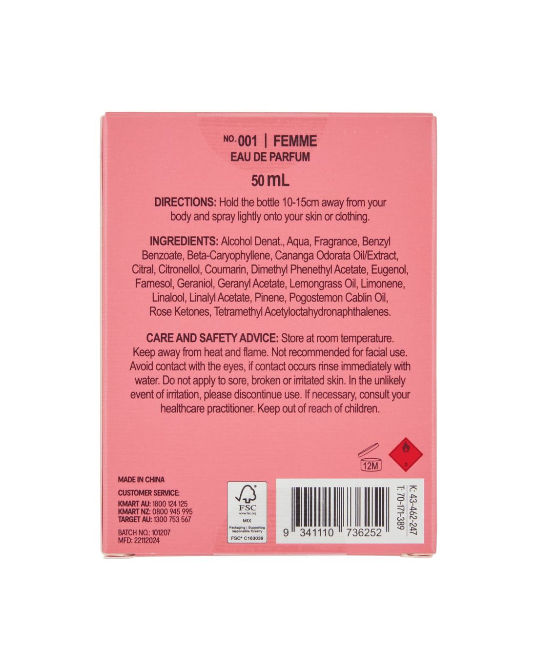 6 OXX Fragrance No. 001 Femme Eau De Parfum - Neroli, Jasmine and Amber, 6 of 7