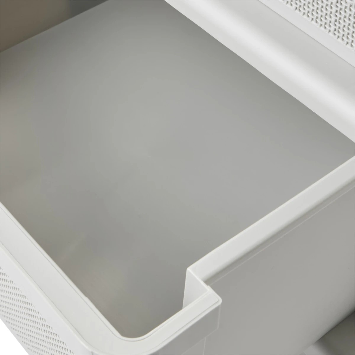 7 Linen Weave 3 Drawer Unit - Grey, 7 of 8