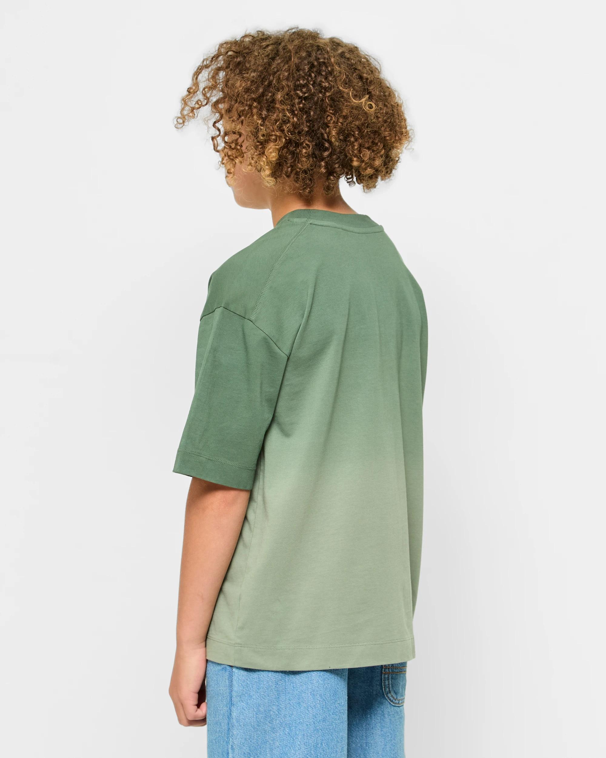 3 Target Australian Cotton Tie-dye Oversize T-shirt GREEN, 3 of 5