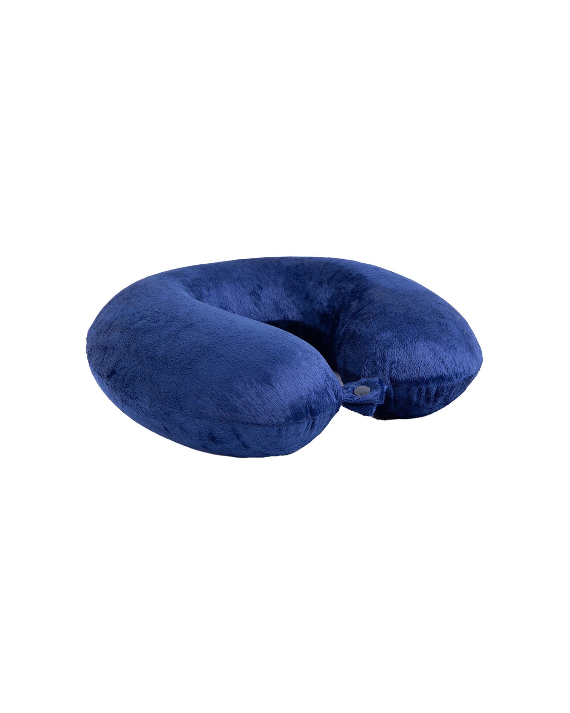 3 Milano 4PK Decor Polyester Memory Foam Travel Neck Support Pillow 30x30cm - Blue, 3 of 6