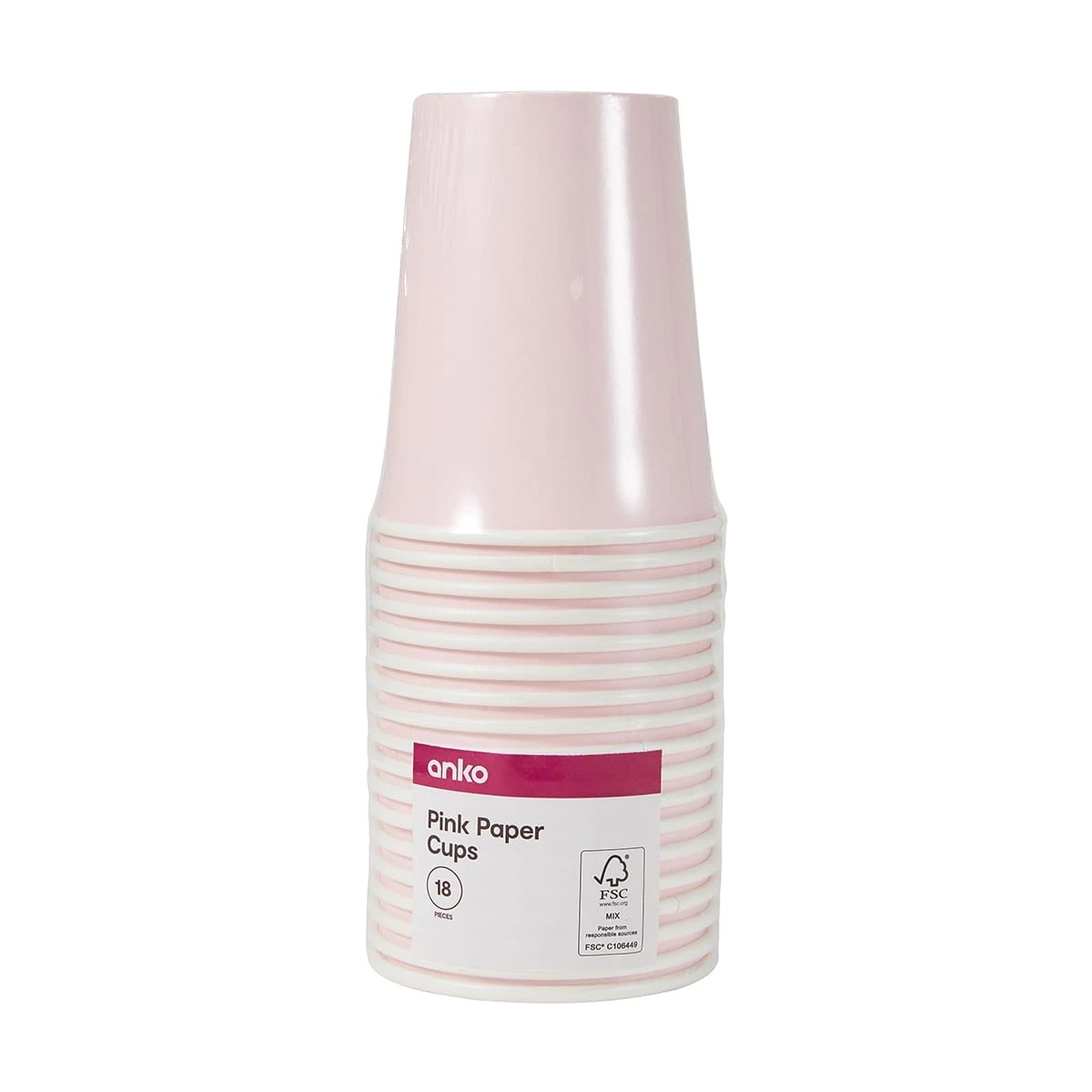 6 18 Pack Pink Paper Cups, 6 of 6