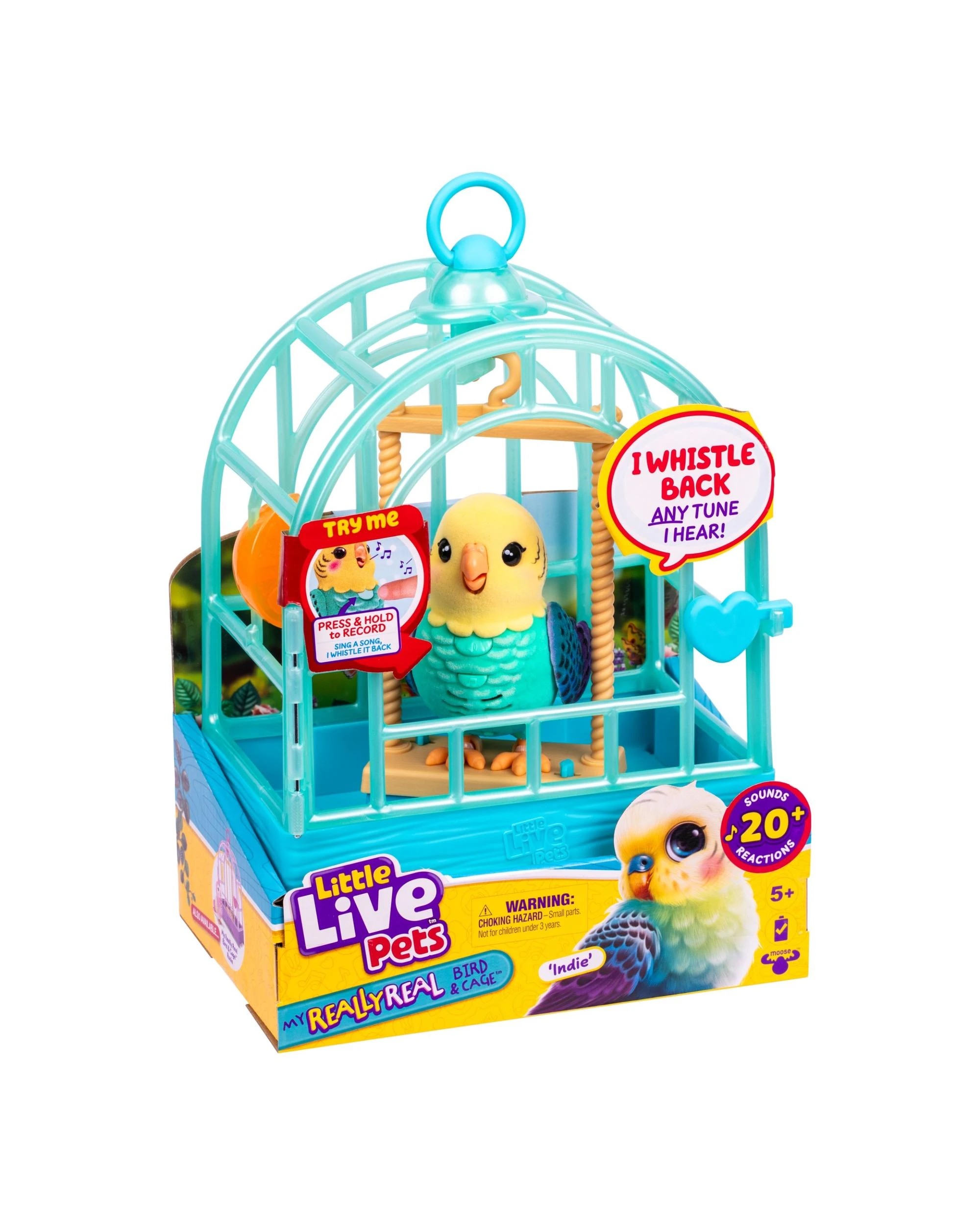 3 Little Live Pets My Really Real Bird and Cage Indie, 3 of 10