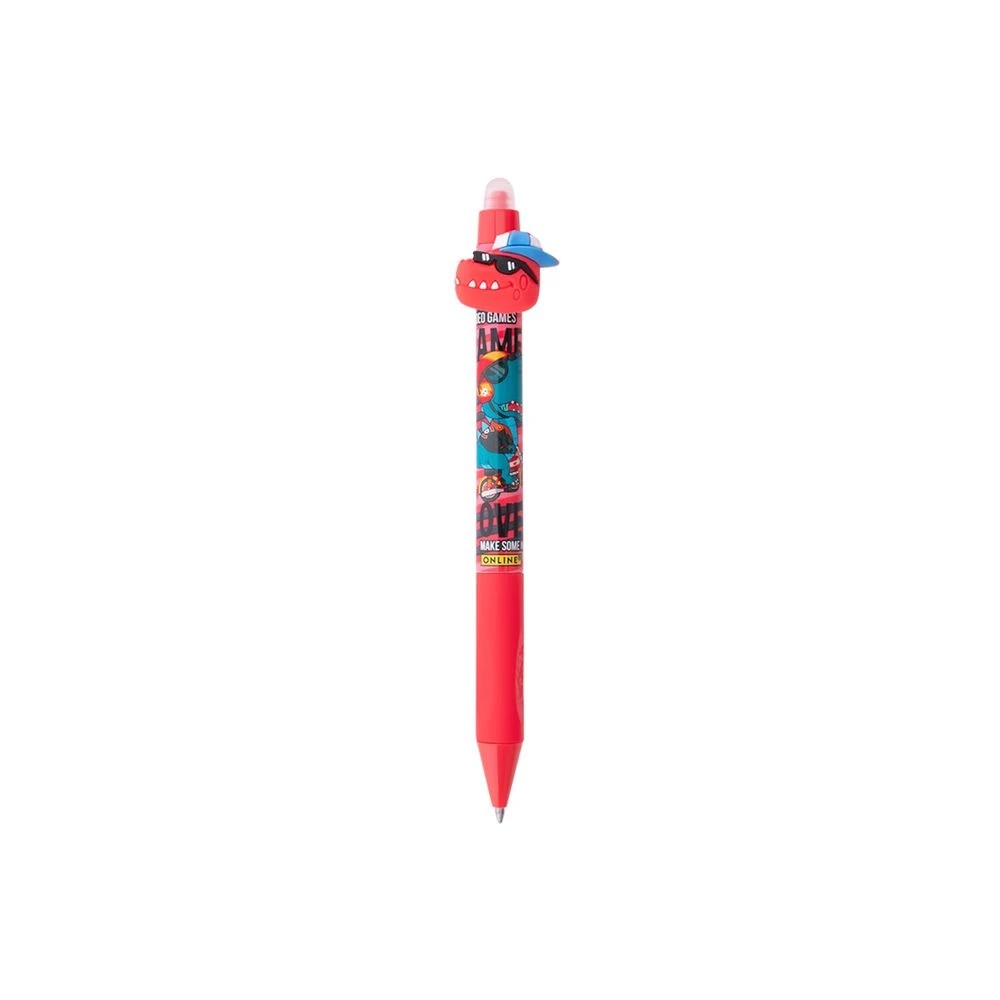 1 ONLINE magiXX Fun Erasable Gel Pen Dino Red, 1 of 3
