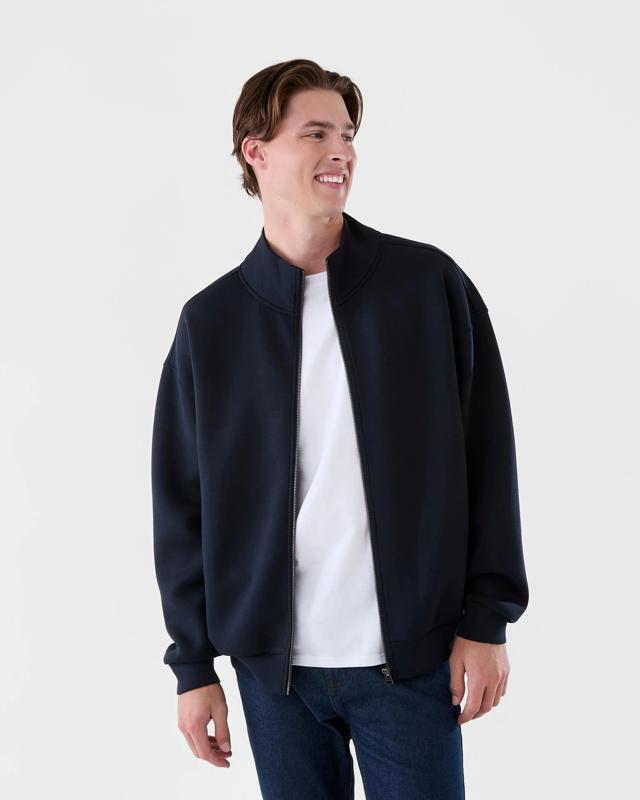 Scuba Funnel Neck Zip Through Sweats