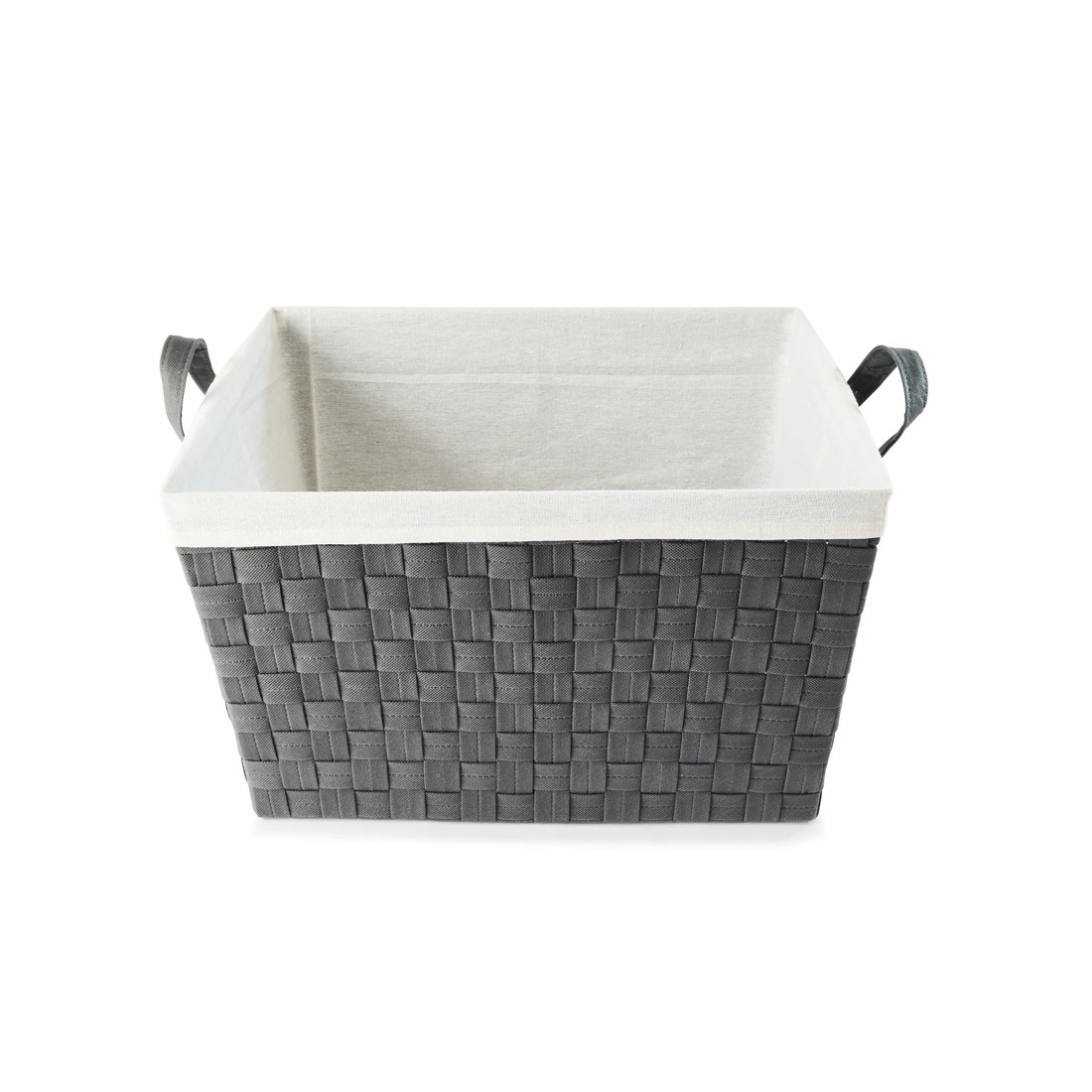 5 Non Woven Charcoal Basket with Liner - Large, Grey, 5 of 8