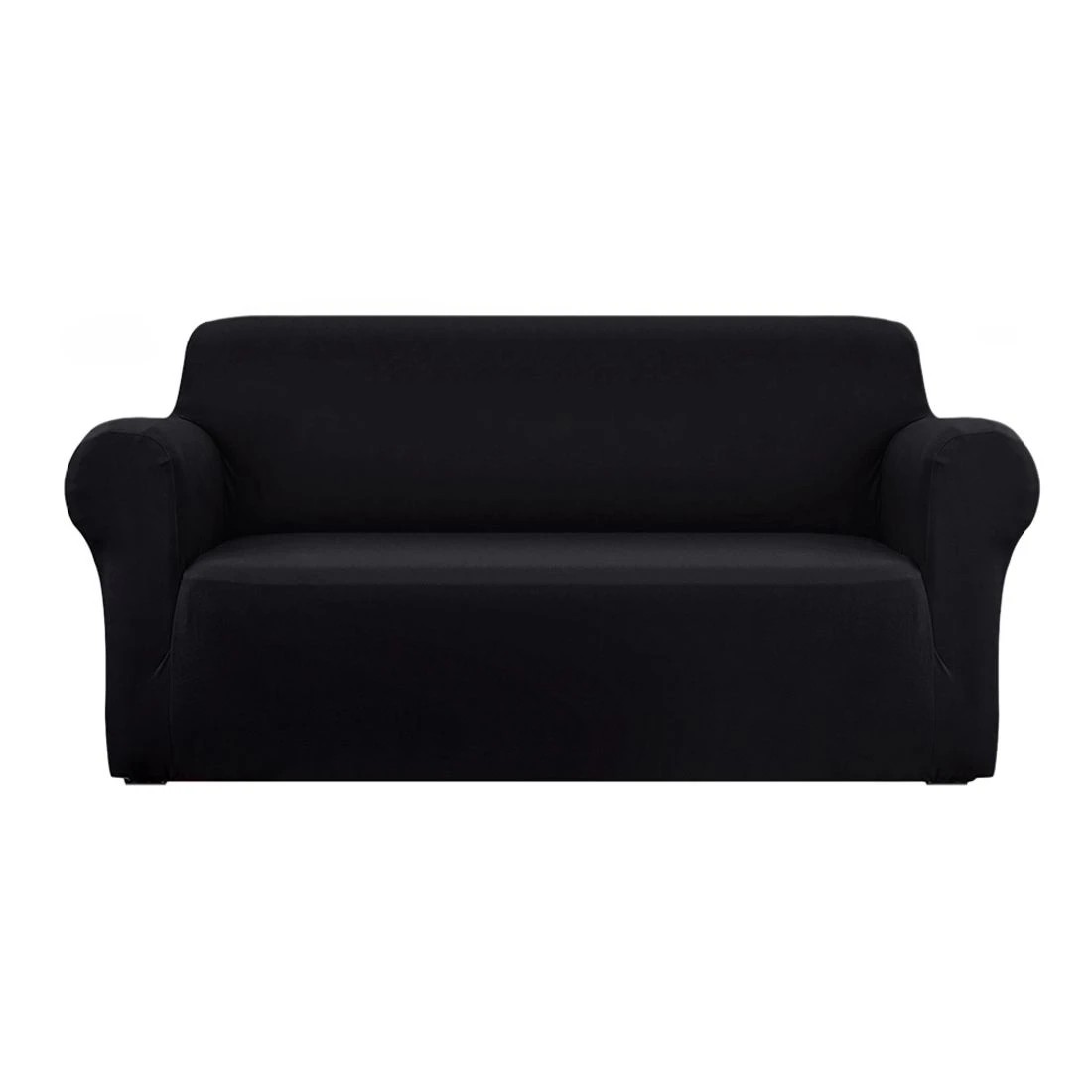 3 Artiss Sofa Cover Couch Covers 3 Seater Stretch - Black, 3 of 5